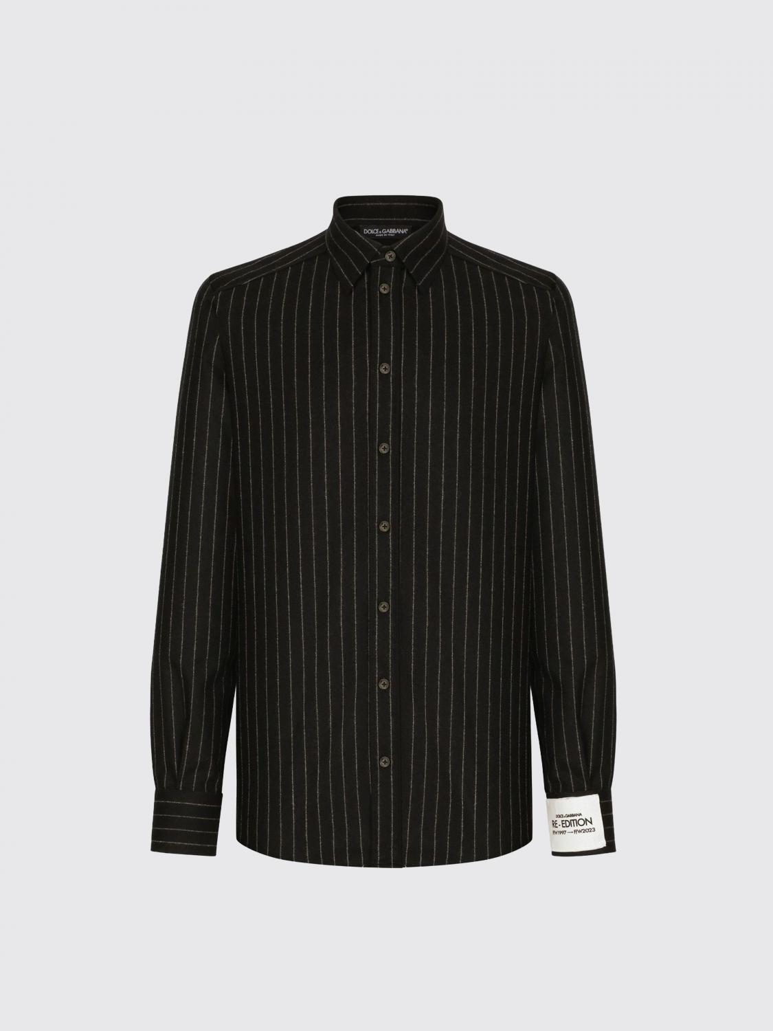 Outlet de Dolce &amp; Gabbana: Camisa hombre , Negro | Camisa Dolce ...