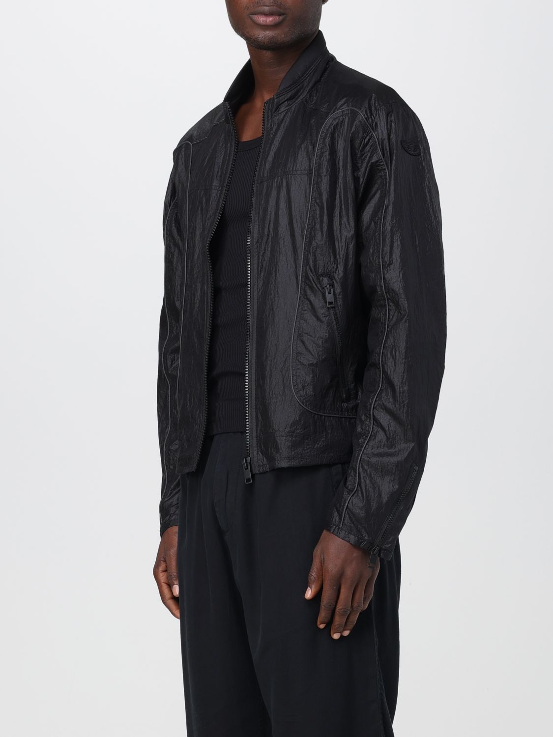 DIESEL: jacket for man - Black  Diesel jacket A062150DGAN online at