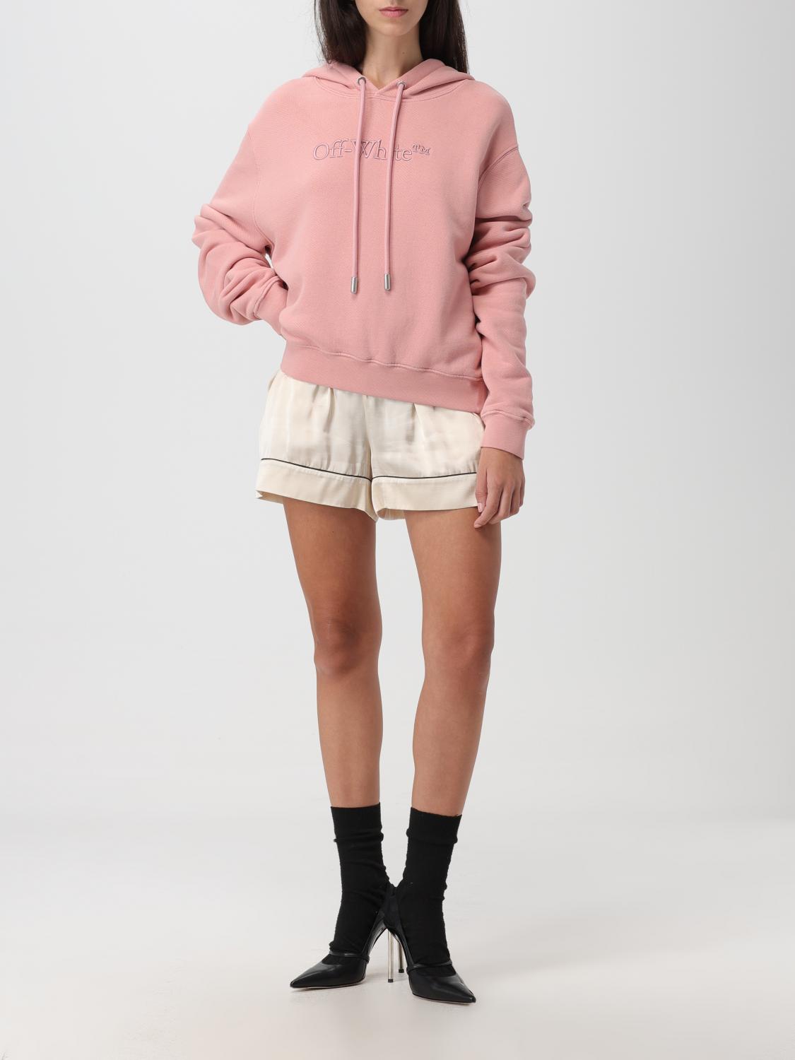 Sudadera off white discount rosa