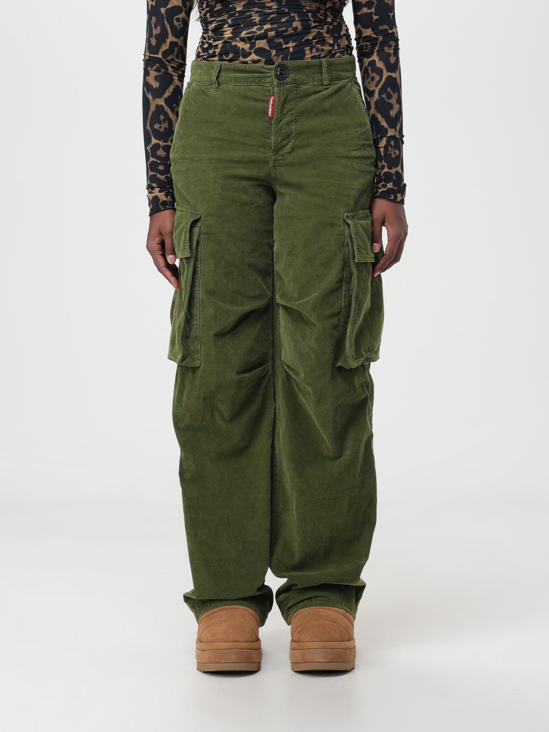 Trousers DSQUARED2 Woman colour Green