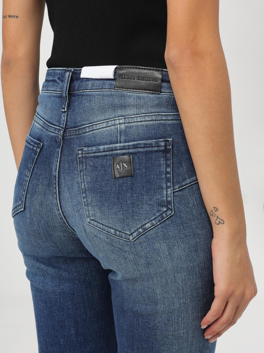 Armani exchange discount high waisted jeans