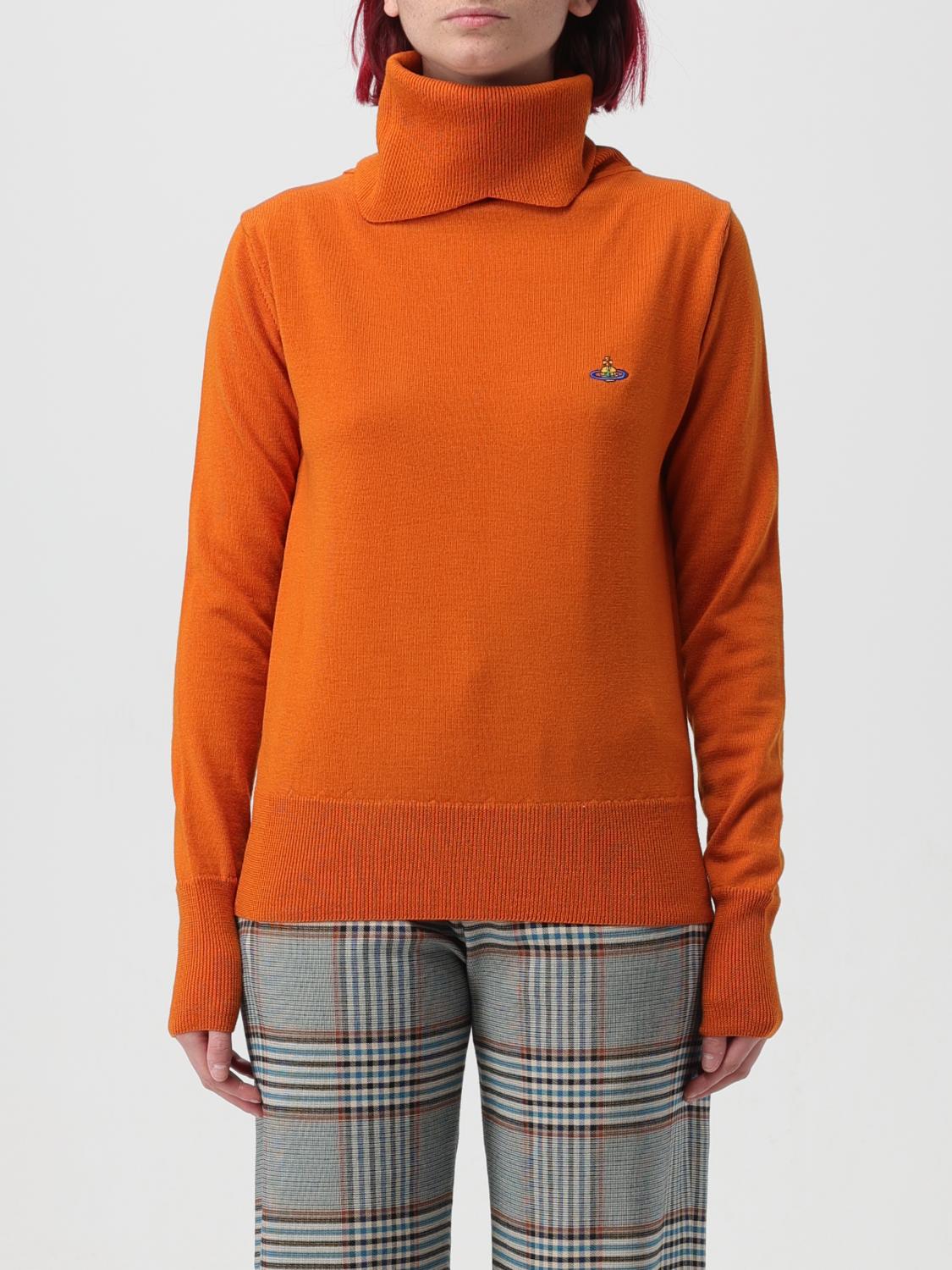 Vivienne Westwood Giulia Turtleneck Jersey In Orange