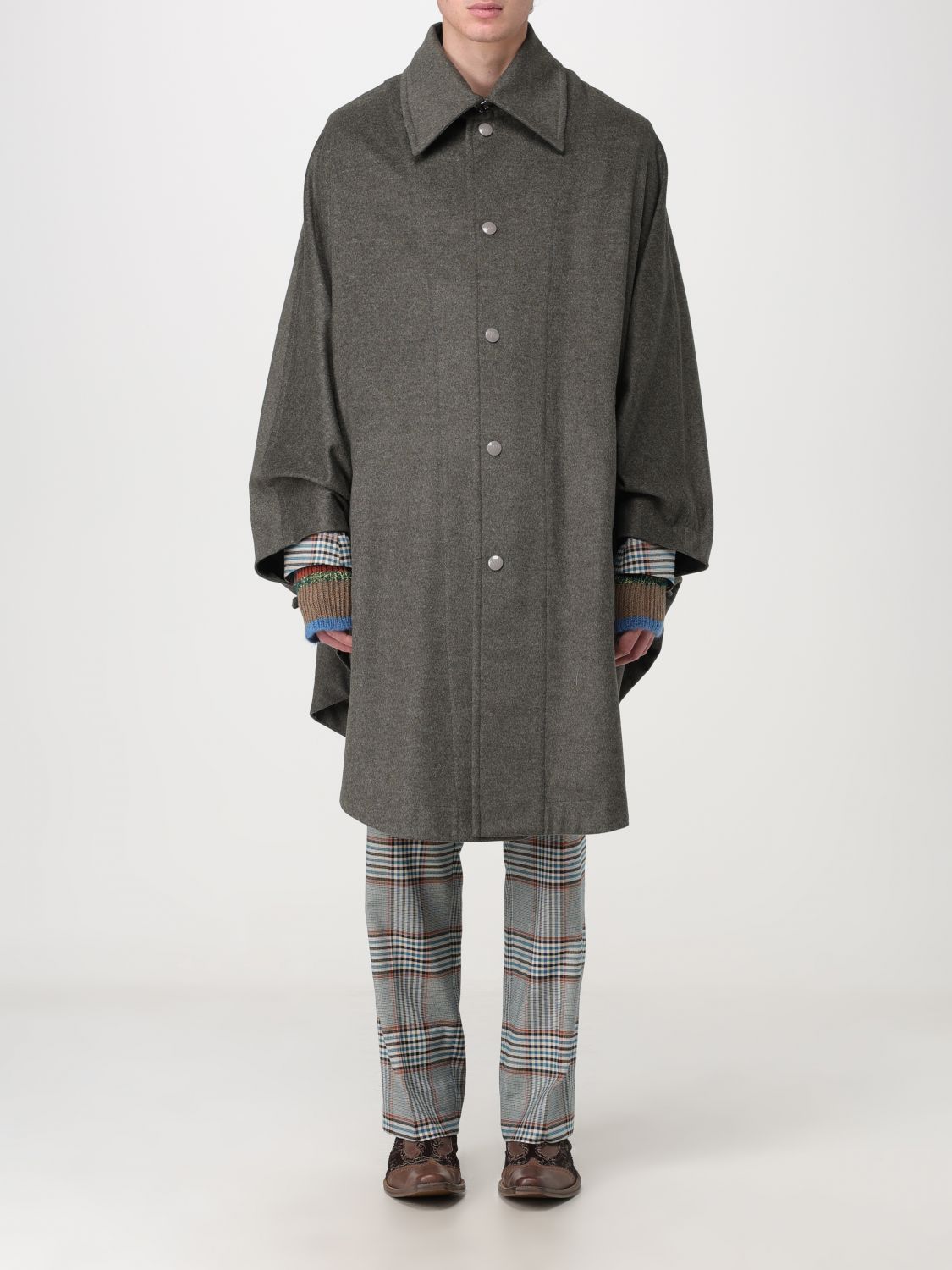Shop Vivienne Westwood Coat  Men Color Military