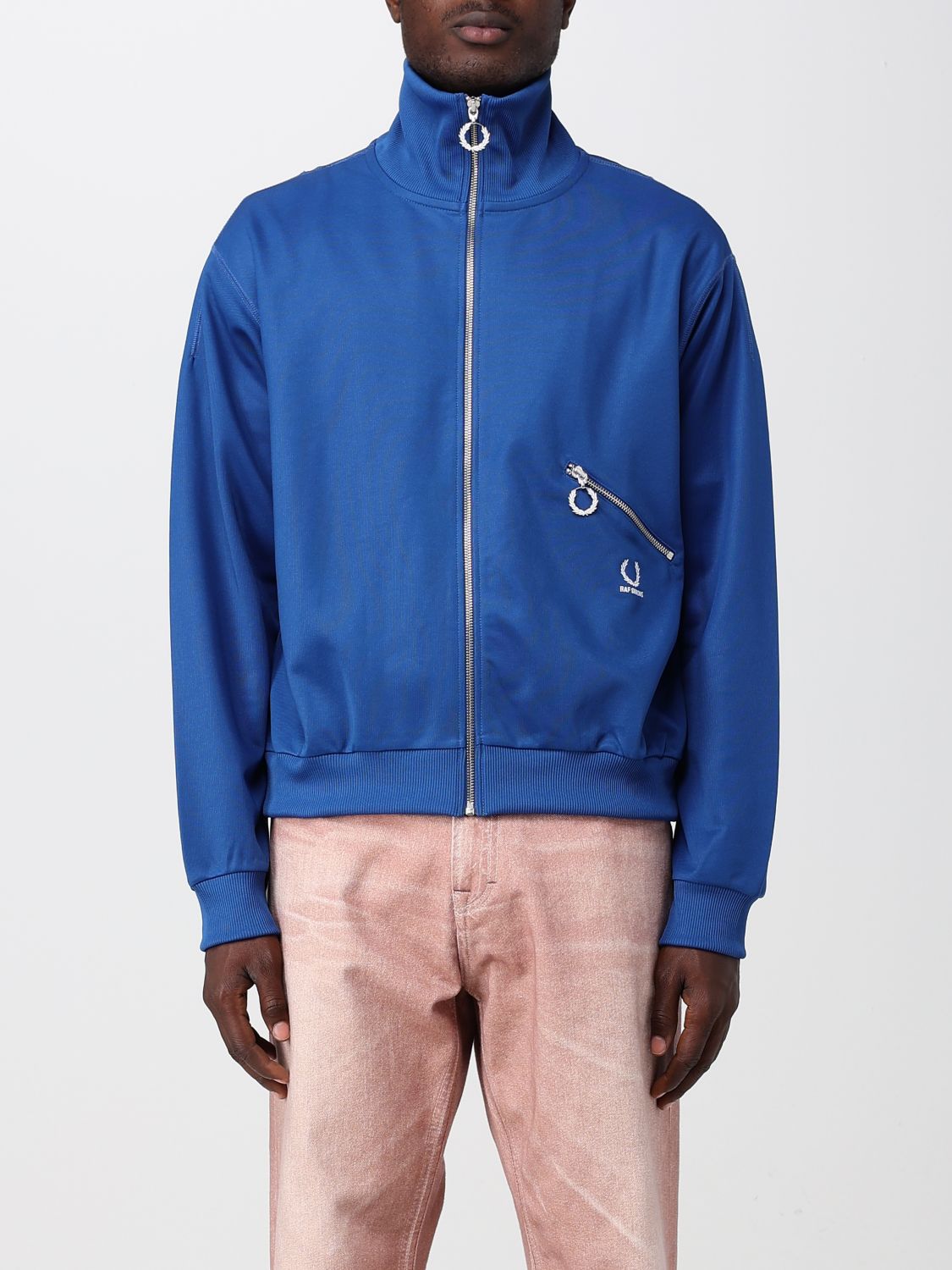 Fred Perry Sweatshirt  By Raf Simons Men In Blue