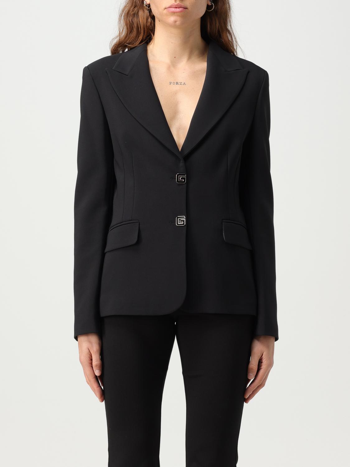 Gaelle Paris Gaëlle Paris Woman Blazer Black Size 10 Polyester, Elastane In Black