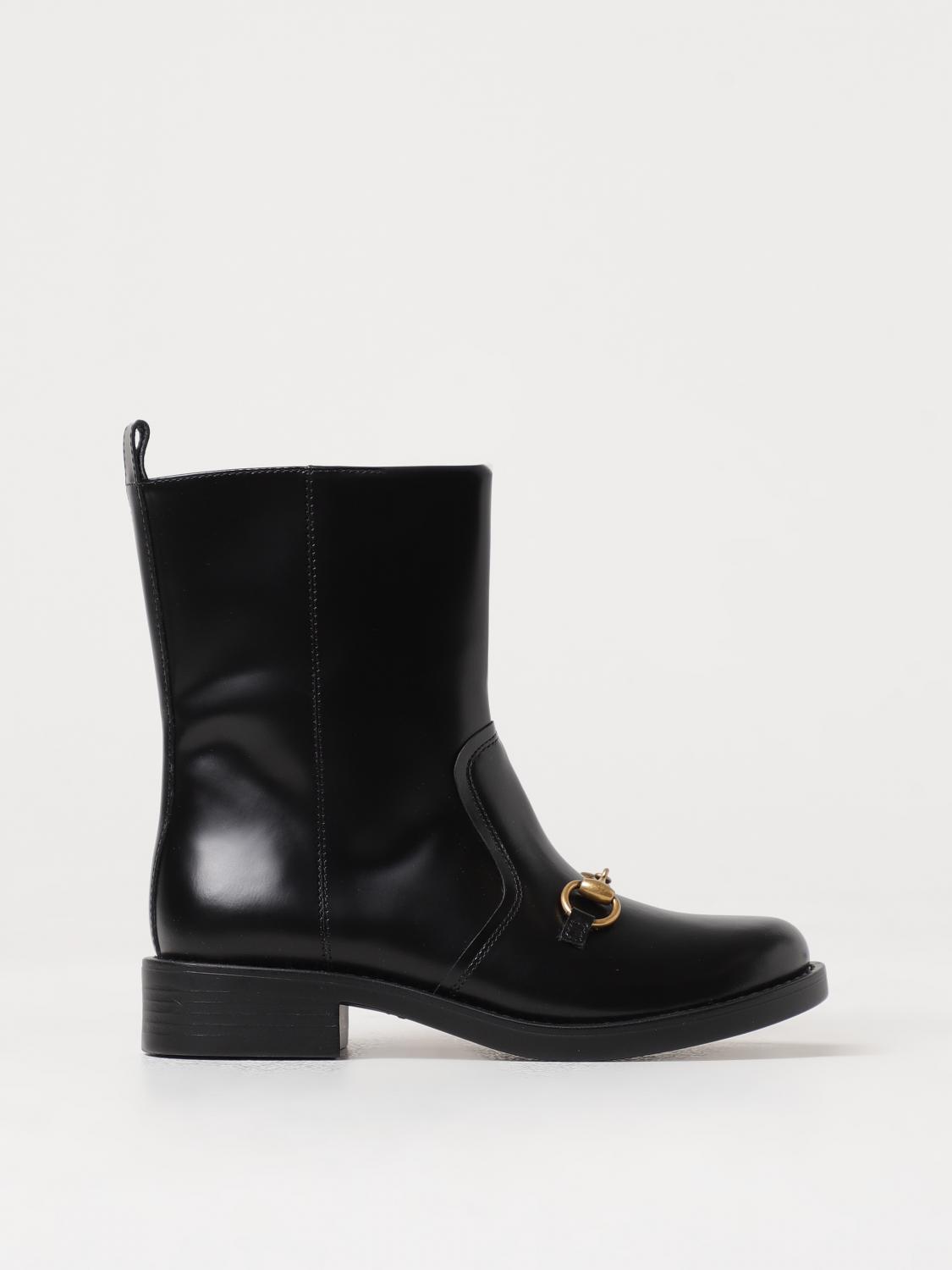 Gucci leather clearance boots