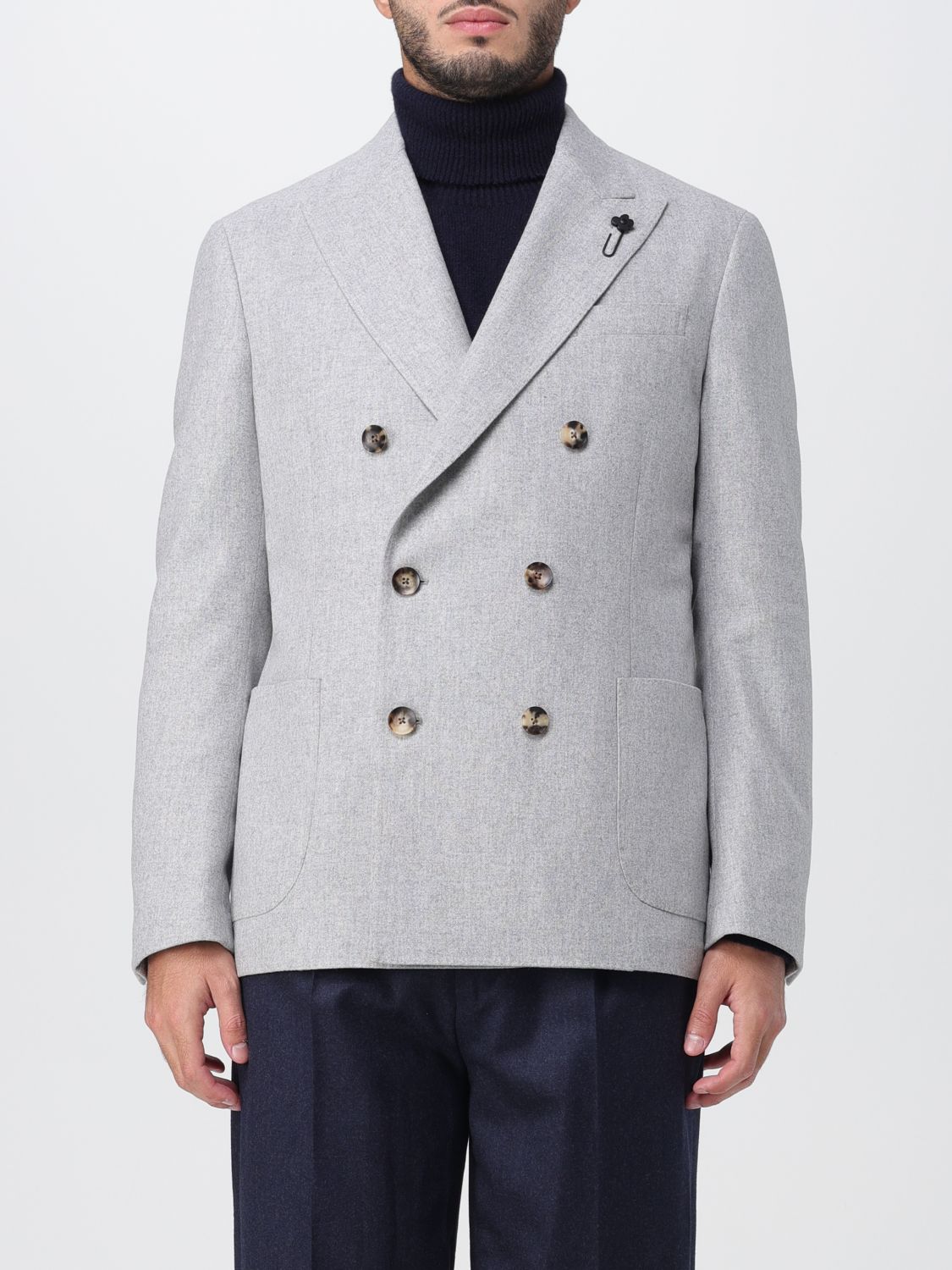 Lardini Jacket  Men In Grey