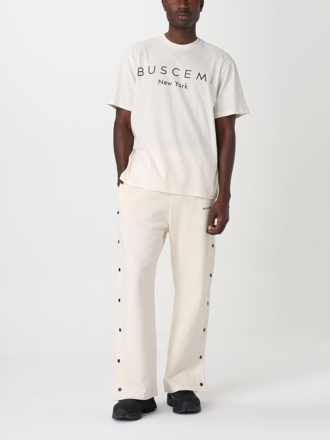 BUSCEMI t shirt for men White Buscemi t shirt BMW23211 online