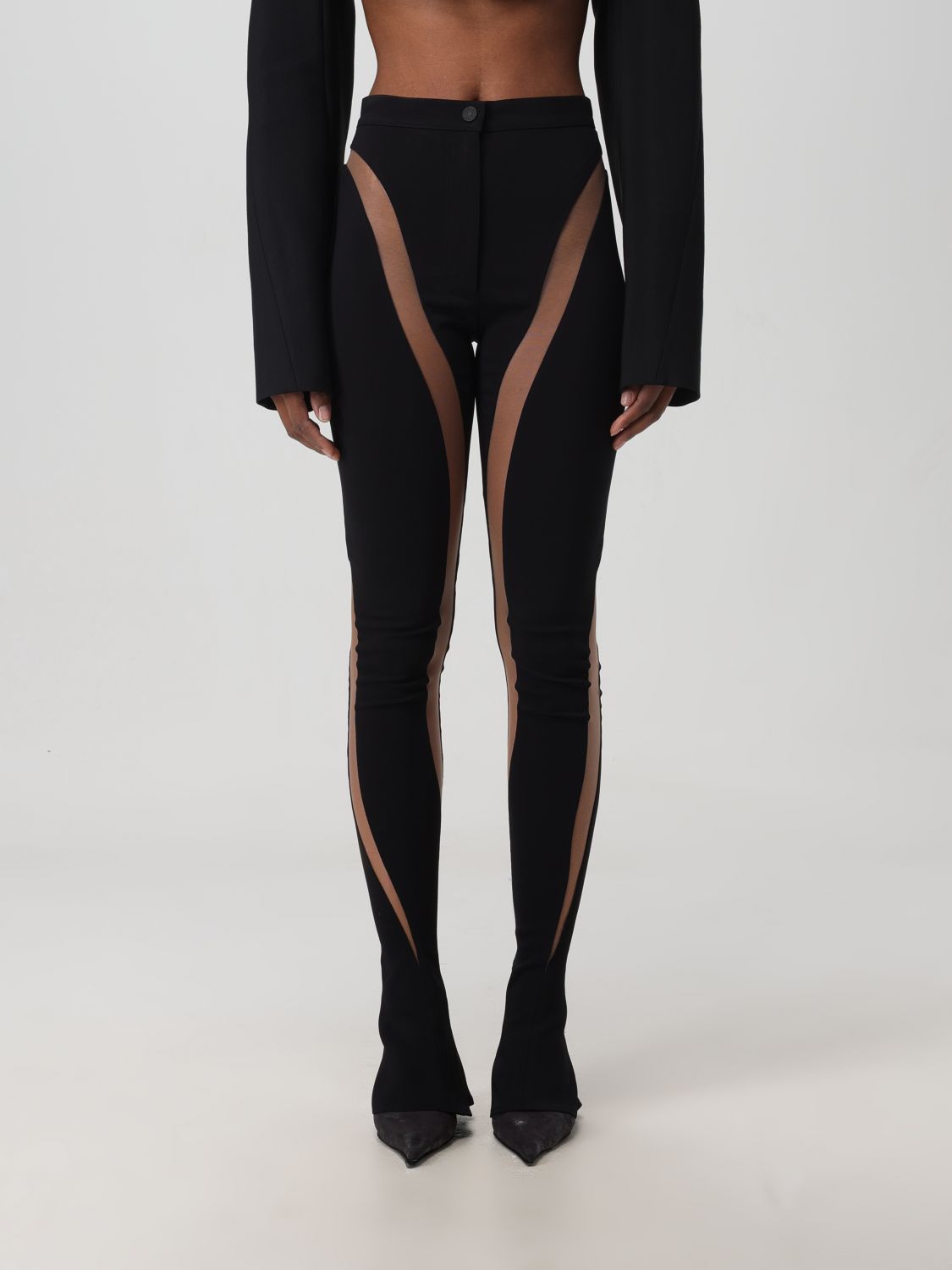 Mugler Illusion Legging In Black 1