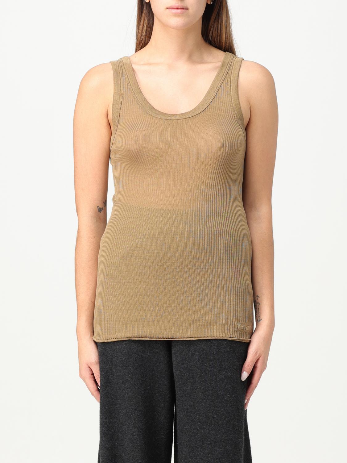 Shop Lemaire Top Woman Color Gold