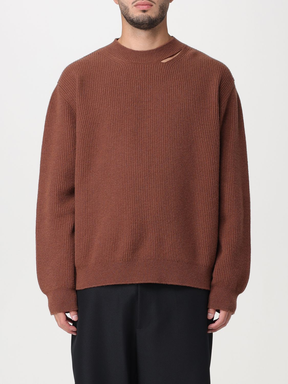 Shop Paura Sweater  Men Color Brown
