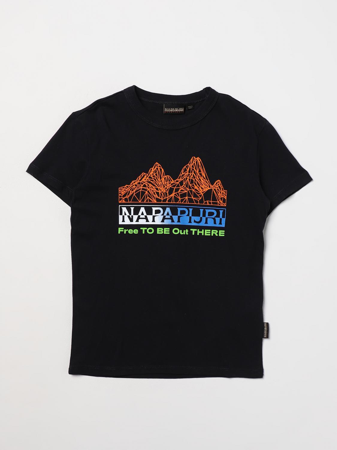 Napapijri Kids' T-shirt  Kinder Farbe Schwarz In Black