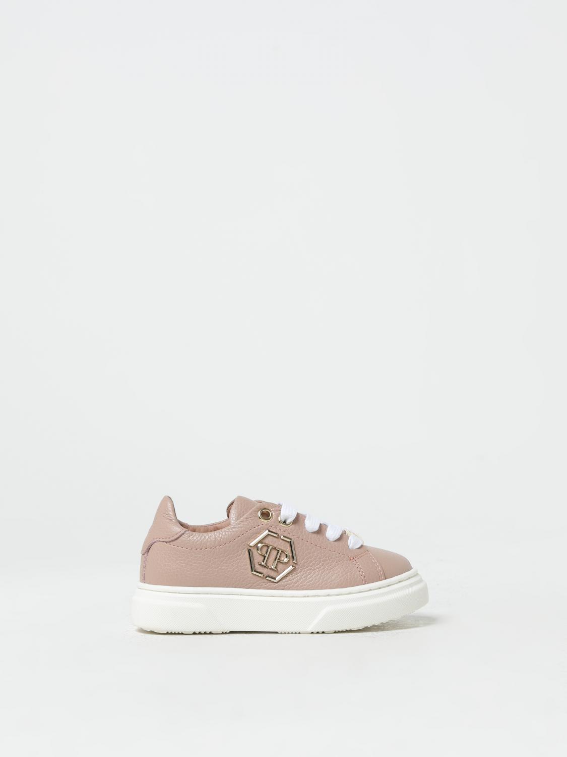 Shop Philipp Plein Sneakers  Kids Color Blush Pink In Puder