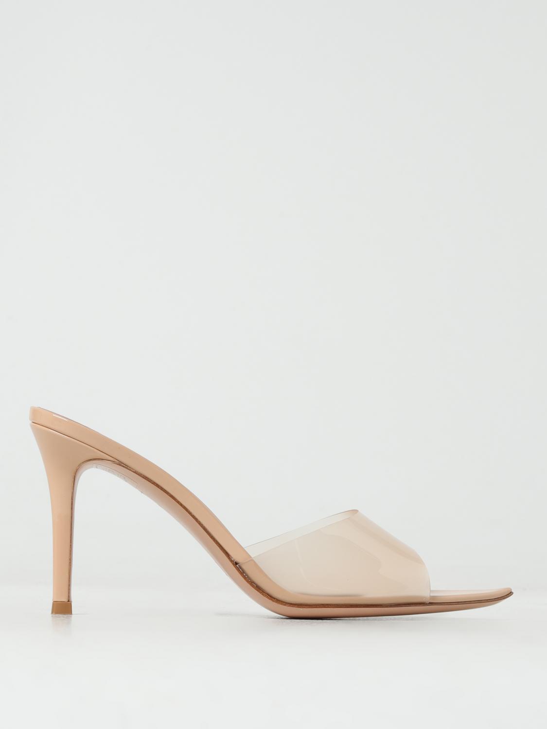 Heeled Sandals GIANVITO ROSSI Woman colour Beige