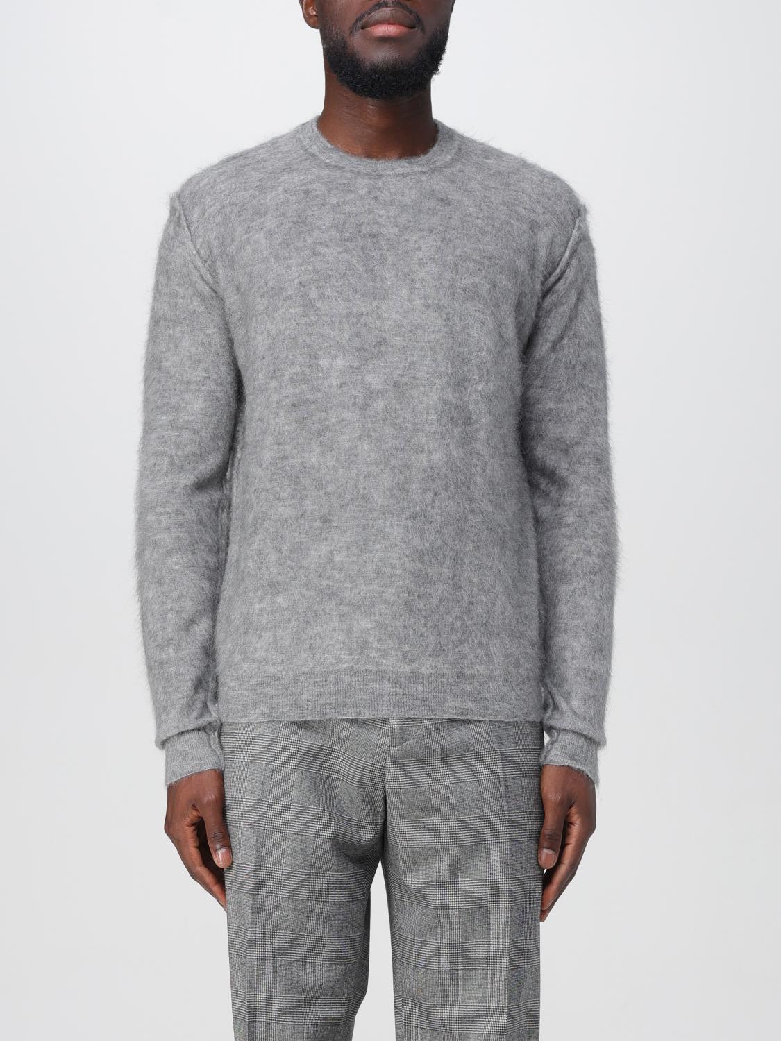 Roberto Collina Wool And Cashmere Crewneck Sweater In Grey