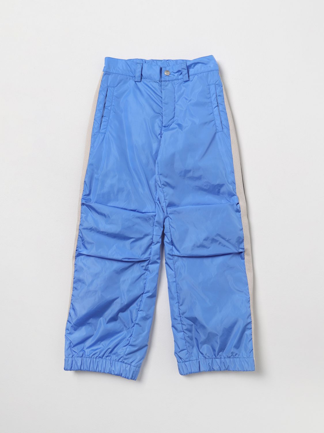 Palm Angels Trousers  Kids In Gnawed Blue