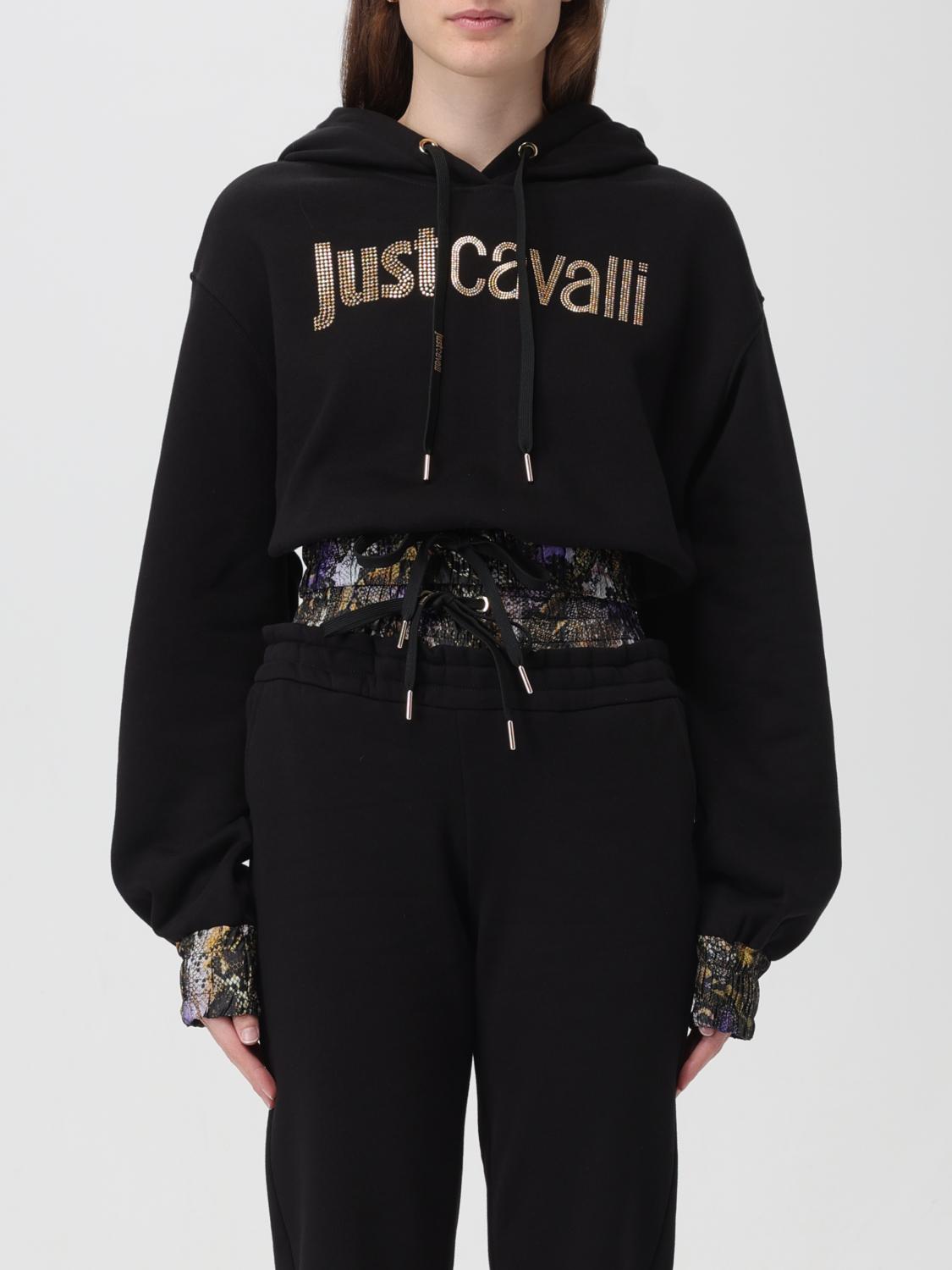 Just Cavalli Sweatshirt  Damen Farbe Schwarz In Black