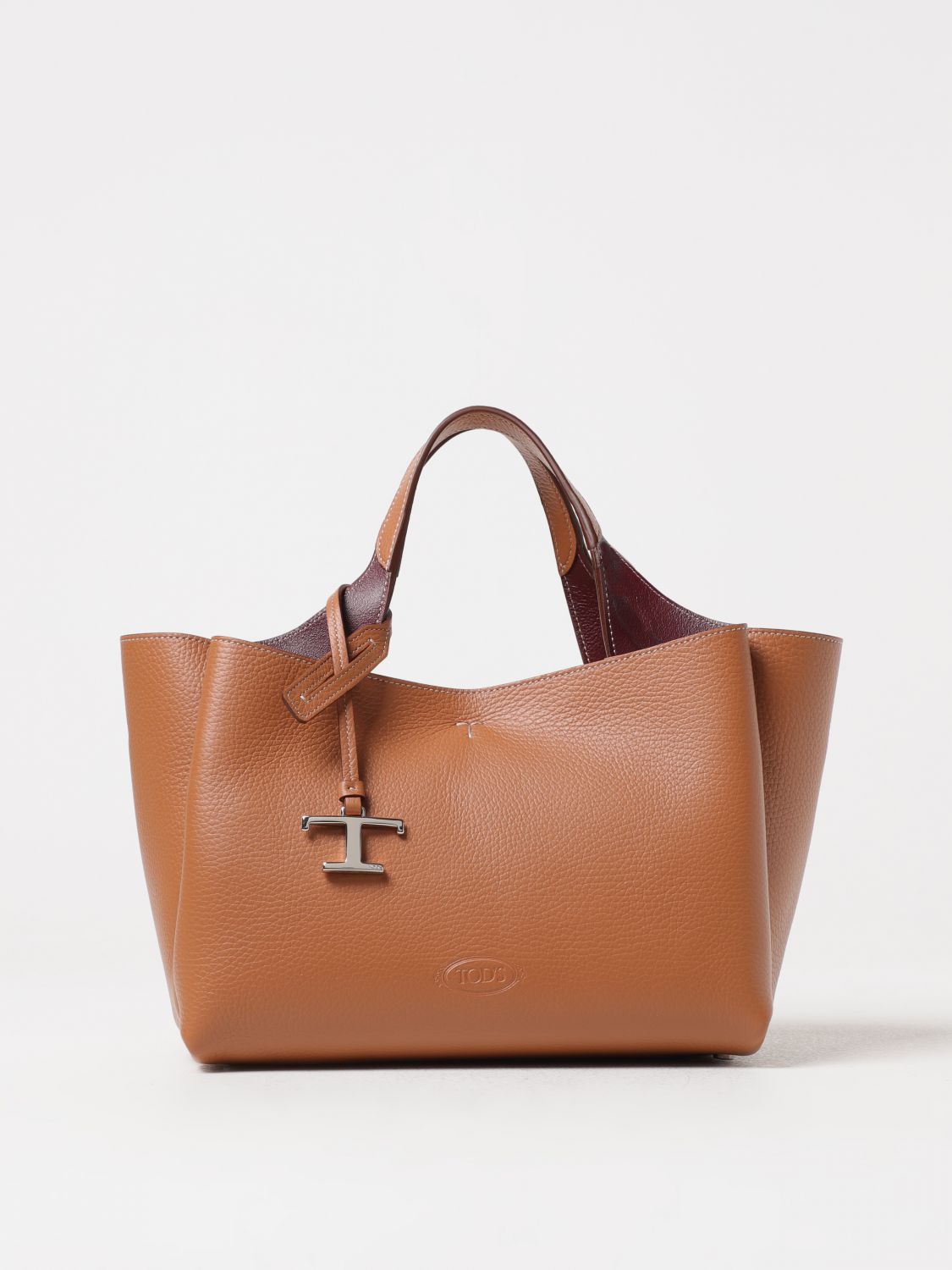 Tod's Grained Leather Bag In Brown