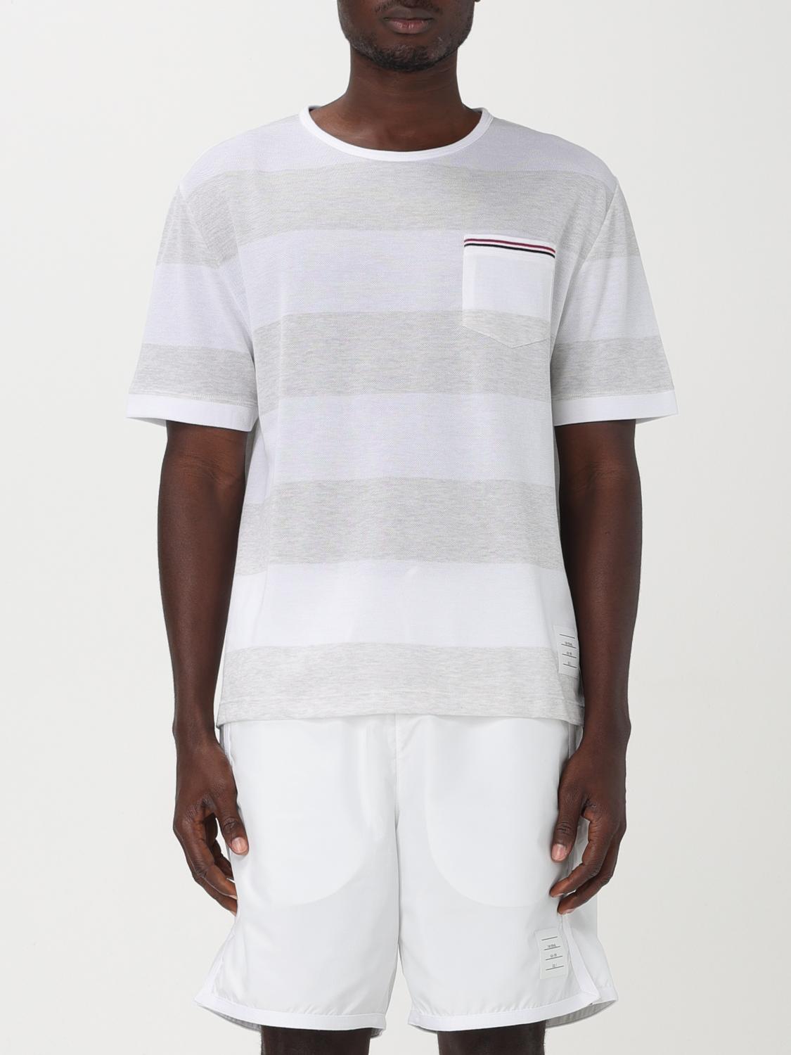 Thom Browne Oversized Short Sleeve T-shirt In White