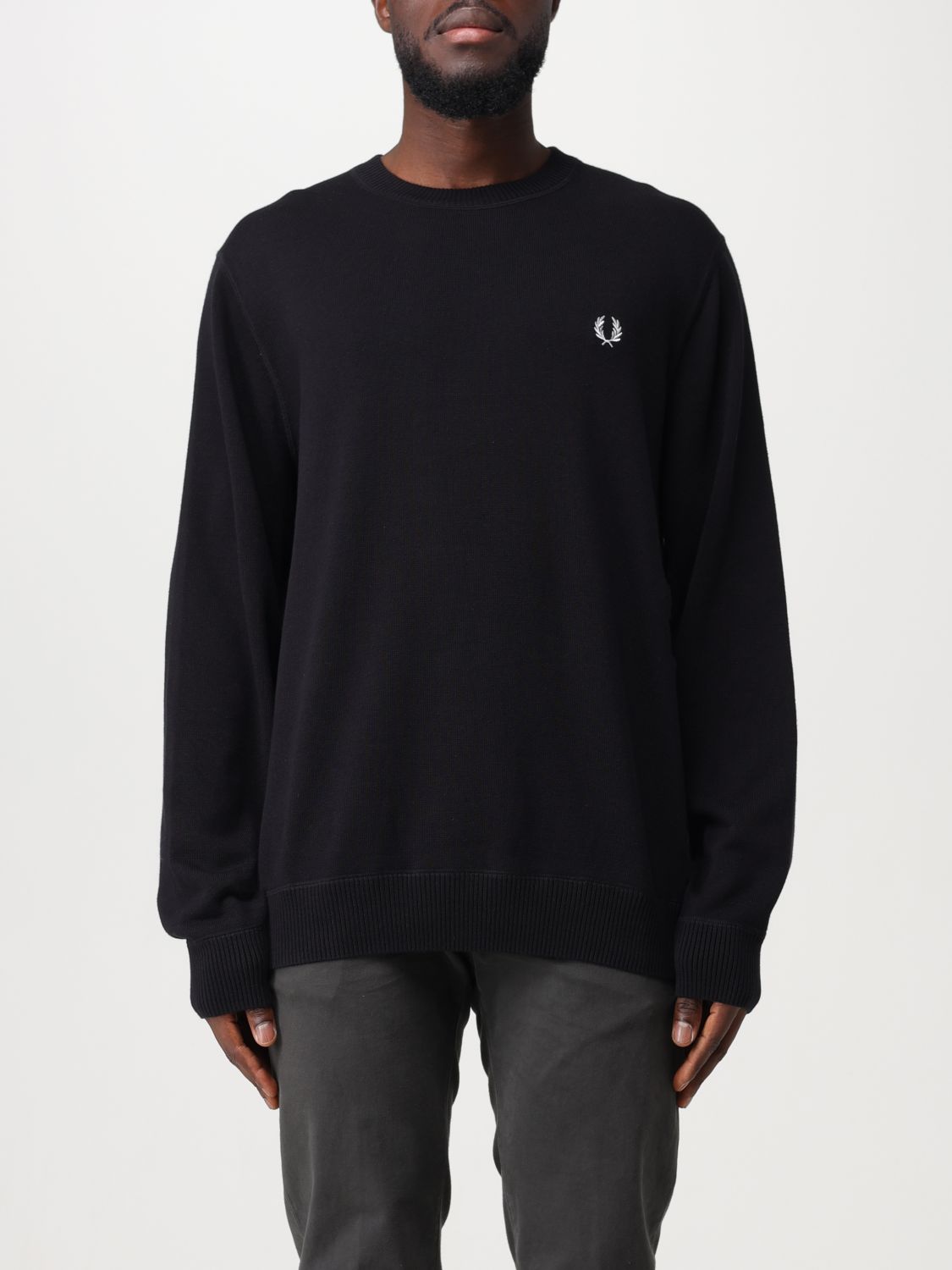  Fred Perry Camiseta con punta doble para hombre, Negro - :  Ropa, Zapatos y Joyería