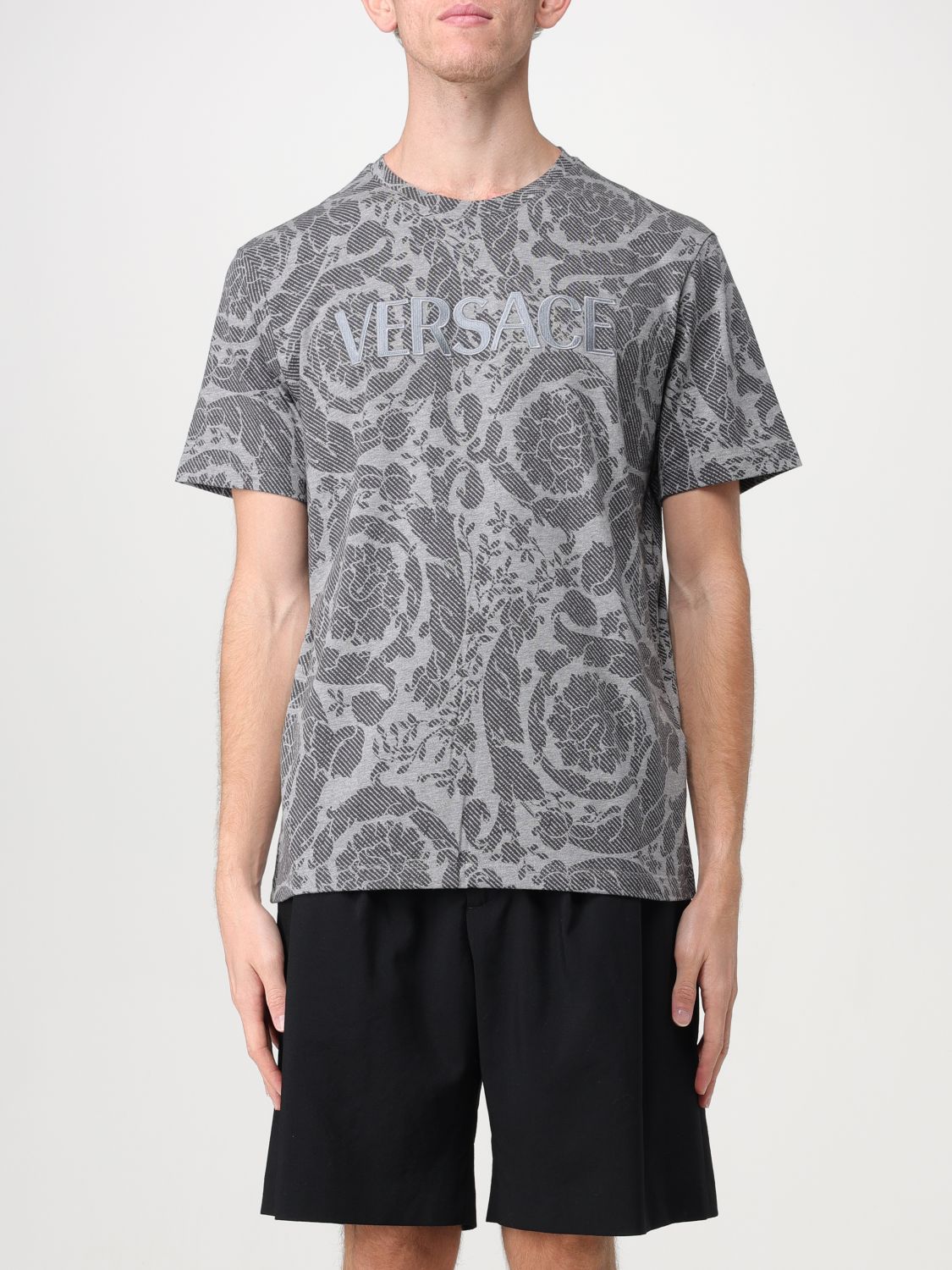 Versace T-shirt  Herren Farbe Grau In Grey
