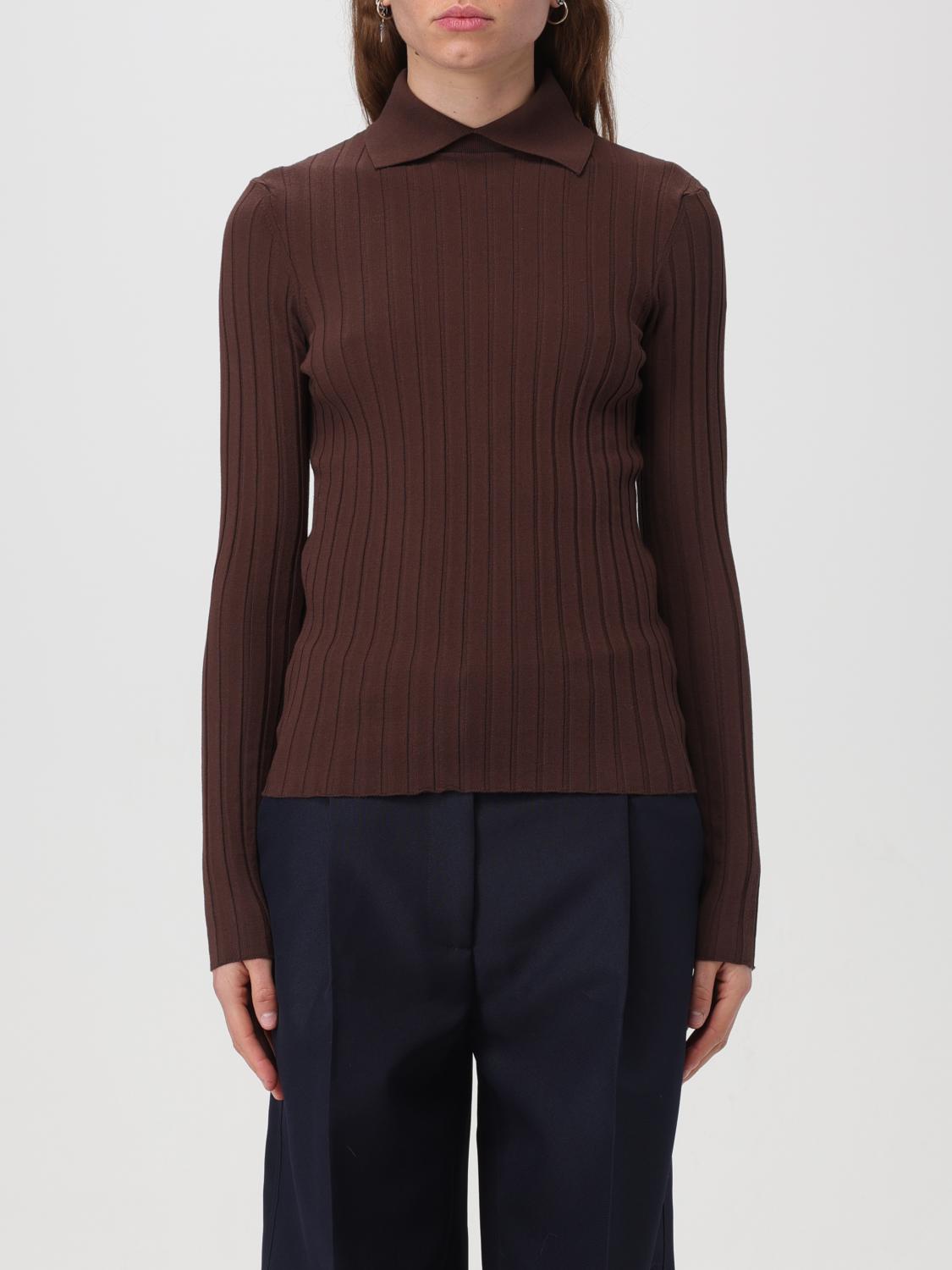 Erika Cavallini Sweater  Woman Color Brown