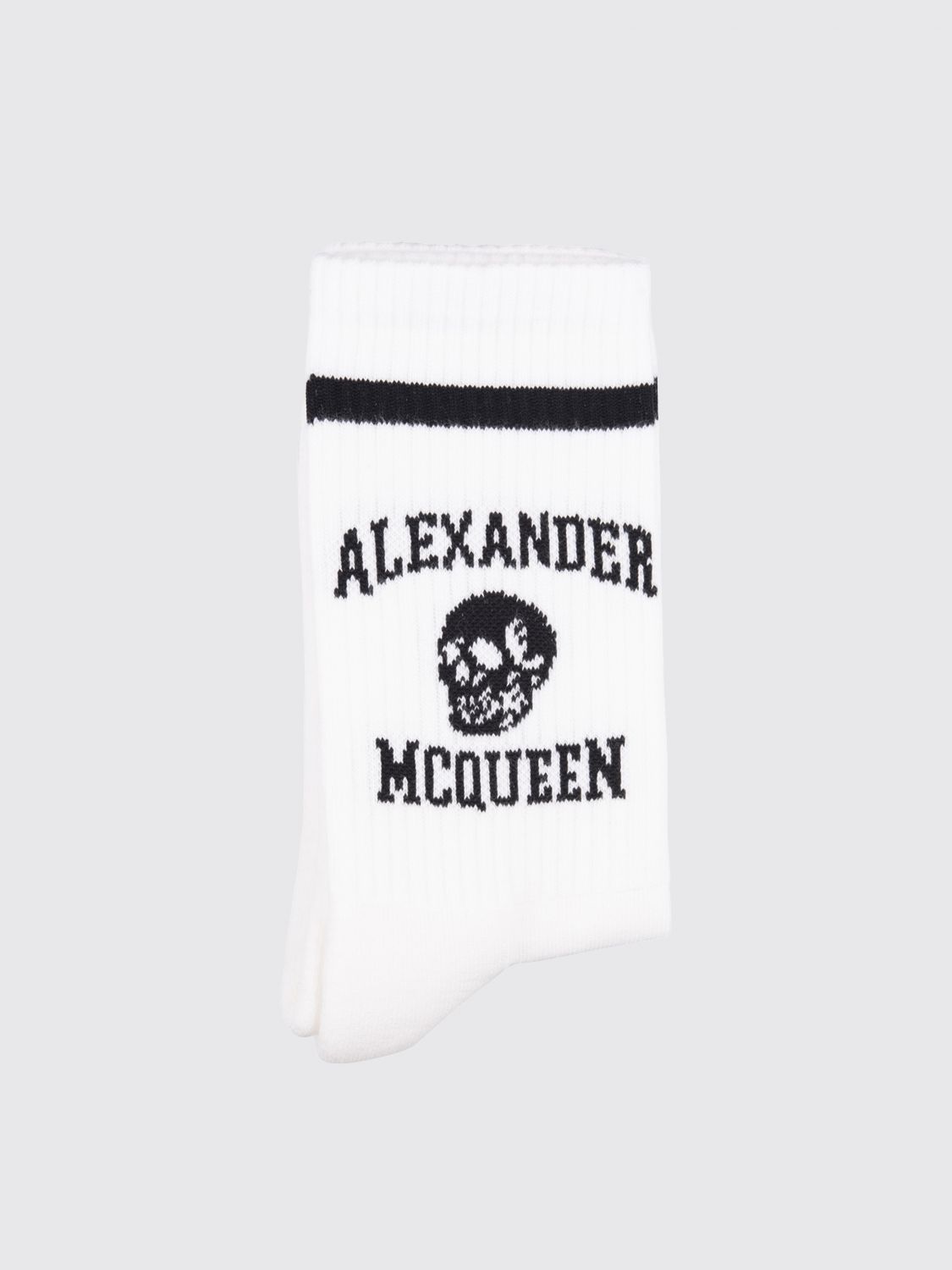 Alexander Mcqueen Socks  Men Color White 1