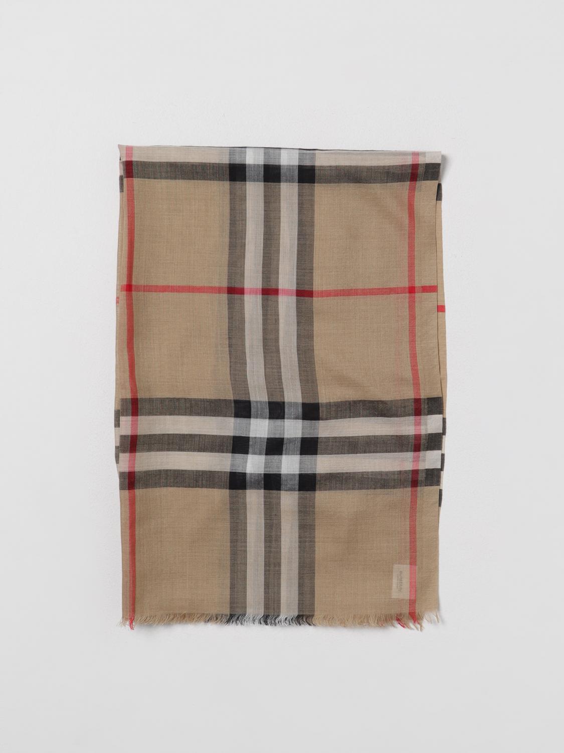 Burberry BURBERRY Check Wool and Silk Scarf　BURBERRY チェック ウール＆シルク スカーフ