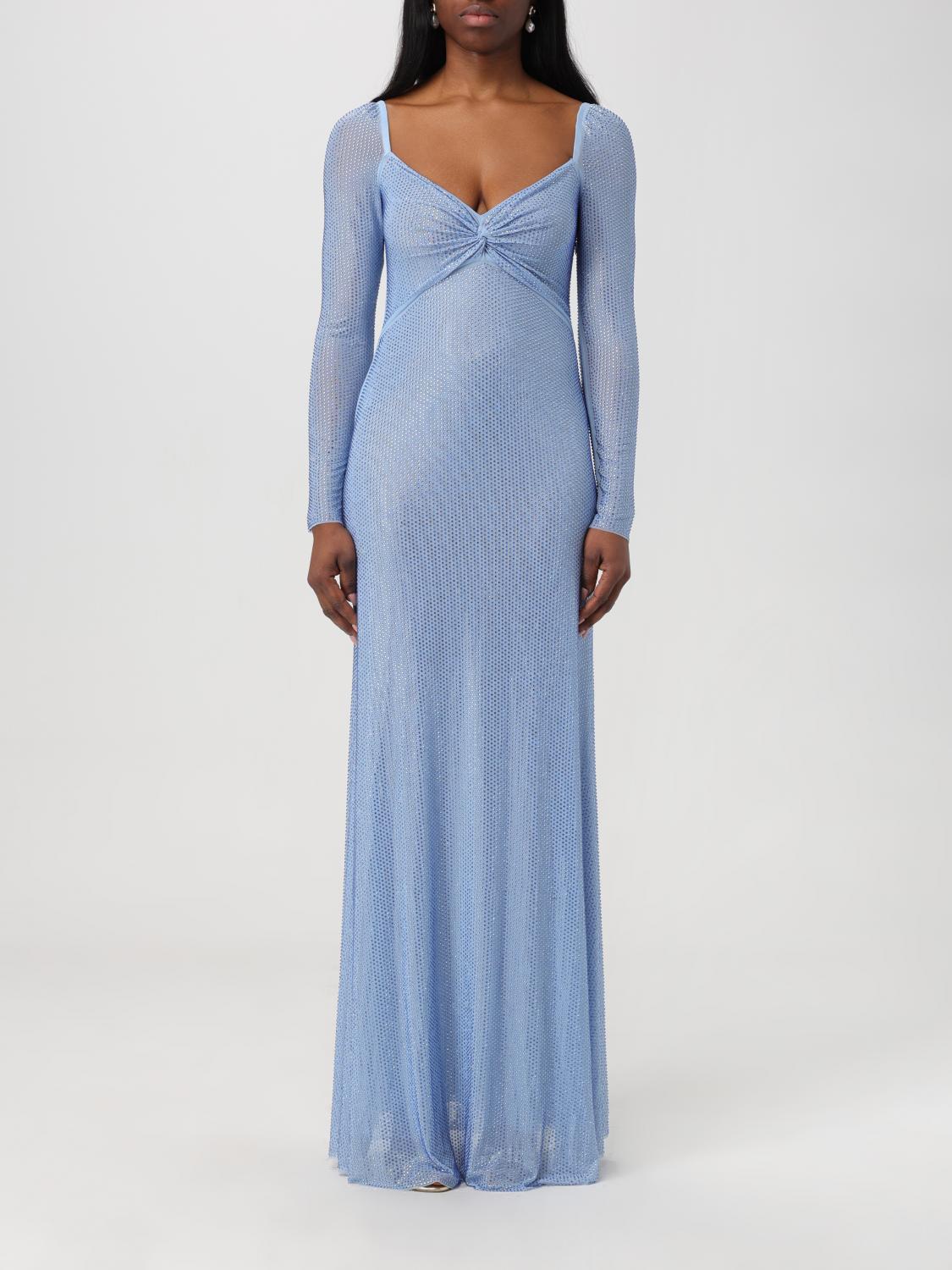 SELF-PORTRAIT DRESS SELF-PORTRAIT WOMAN COLOR BLUE,F09921009