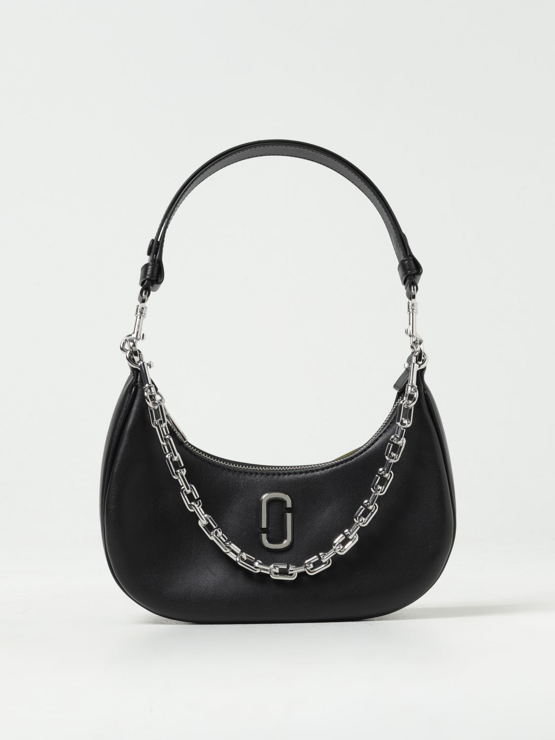 Shop Marc Jacobs The Curve Bag In Leather In Black