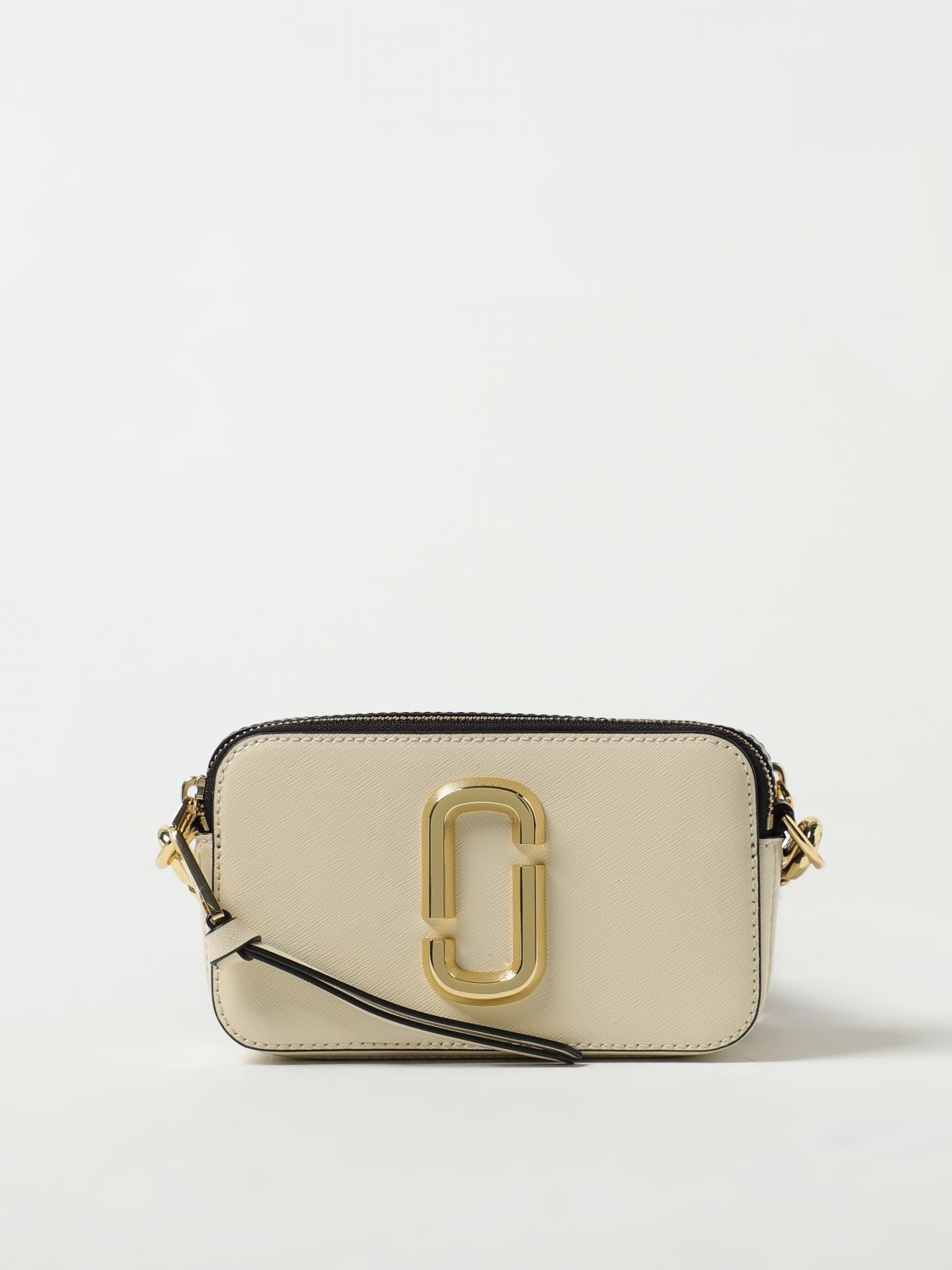 Marc Jacobs The Snapshot Leather Bag In White