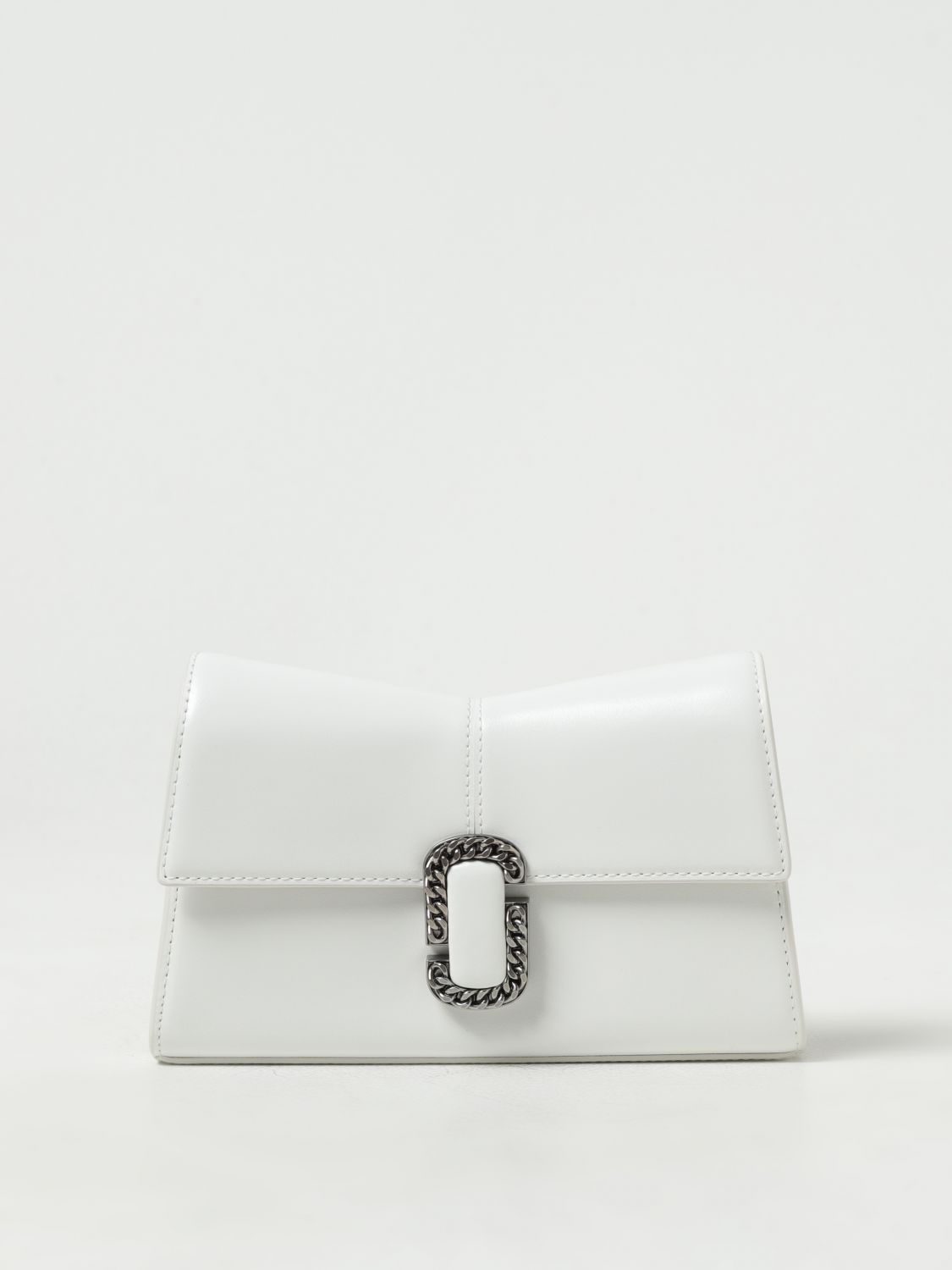 MARC JACOBS THE ST. MARC BAG CLUTCH IN COATED LEATHER,F09945001