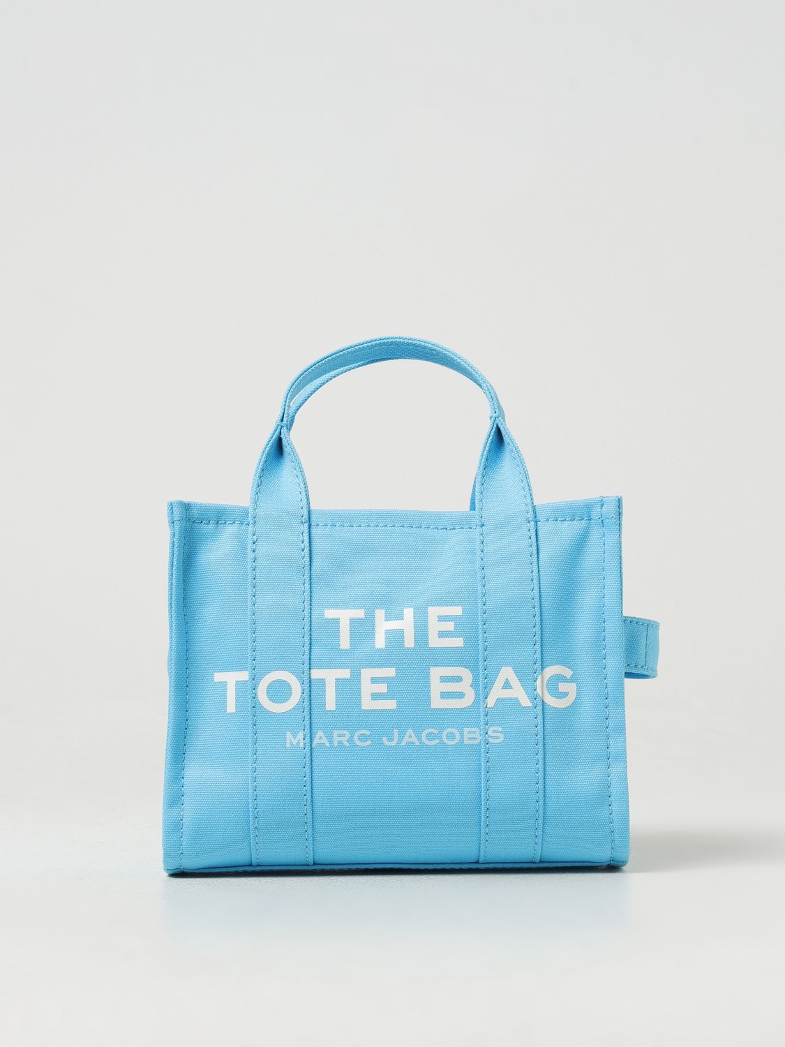 Marc Jacobs The Small Tote Bag In Canvas In Gnawed Blue