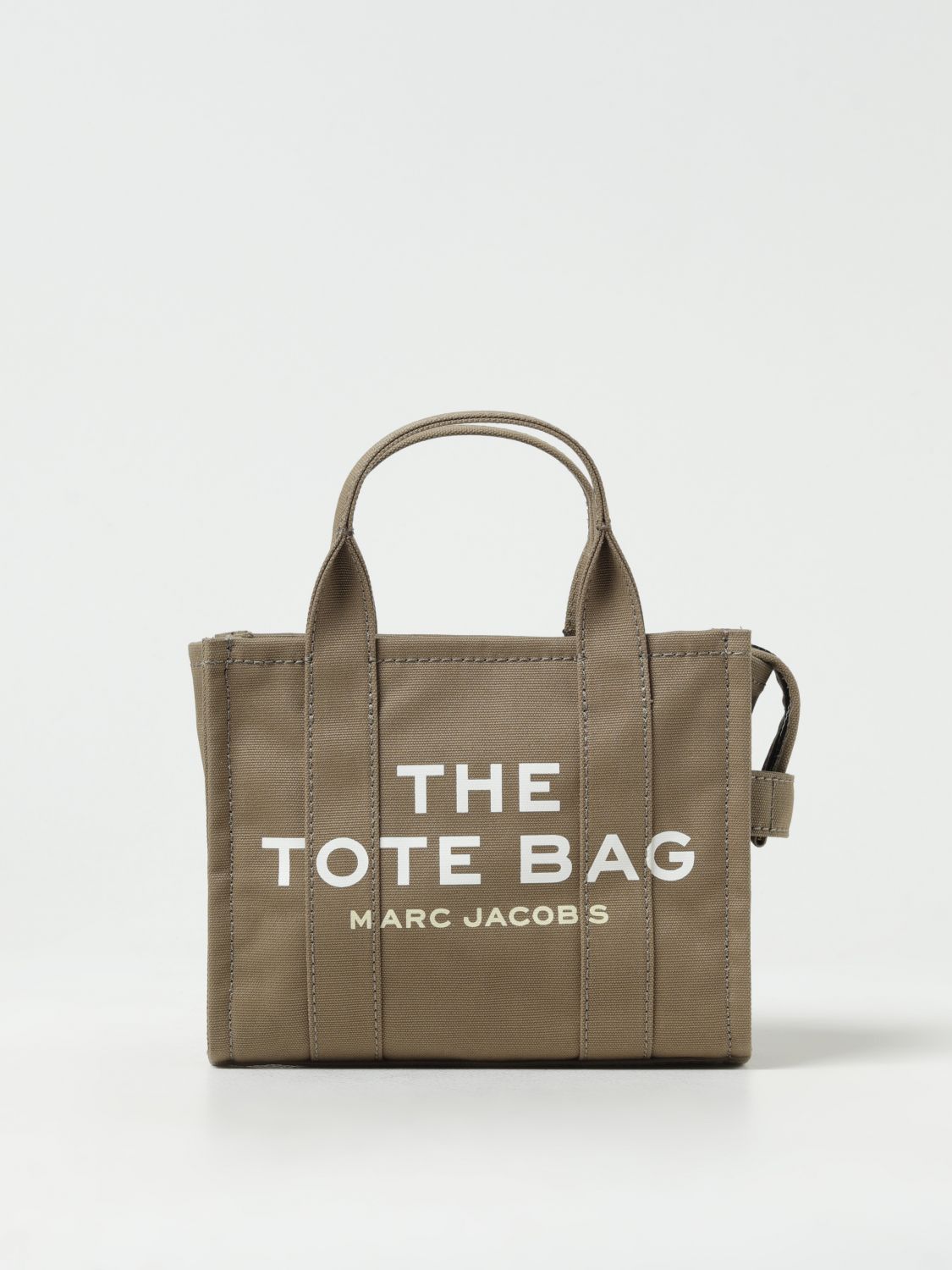 Shop Marc Jacobs The Small Tote Bag In Canvas In Green