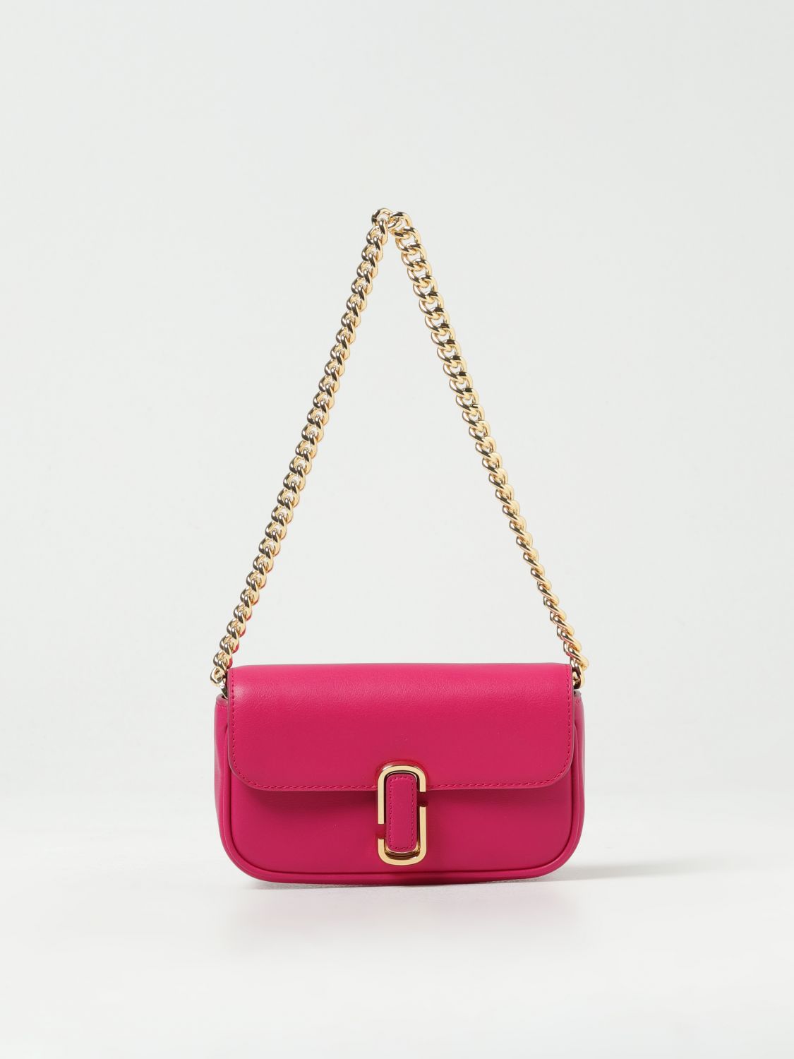 Shop Marc Jacobs The J Bag In Leather In Pink