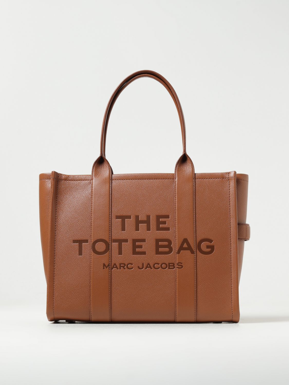 MARC JACOBS THE LARGE TOTE BAG IN GRAINED LEATHER,F09981032