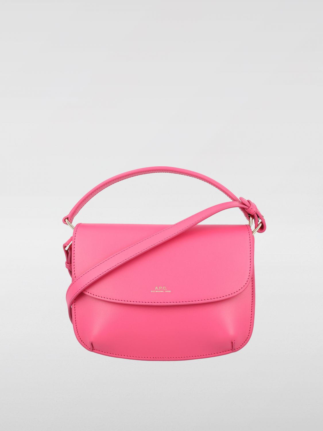 Shop Apc Mini Bag A.p.c. Woman Color Fuchsia