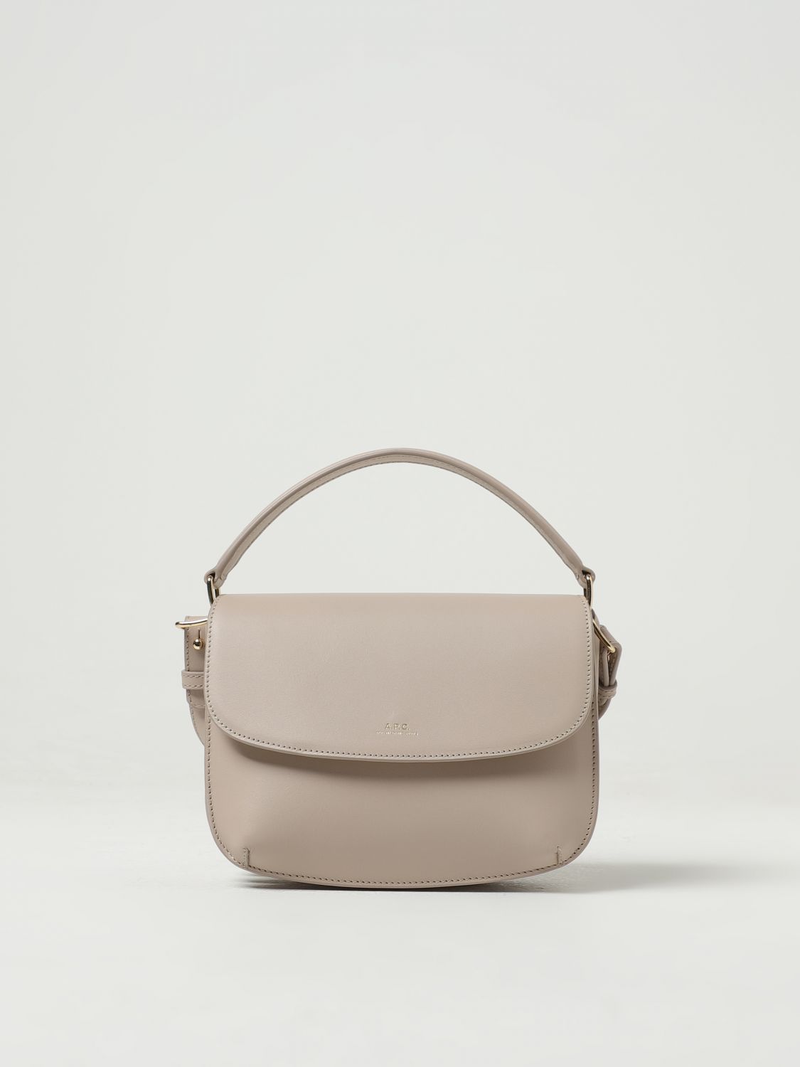 Shop Apc Mini Bag A.p.c. Woman Color Grey