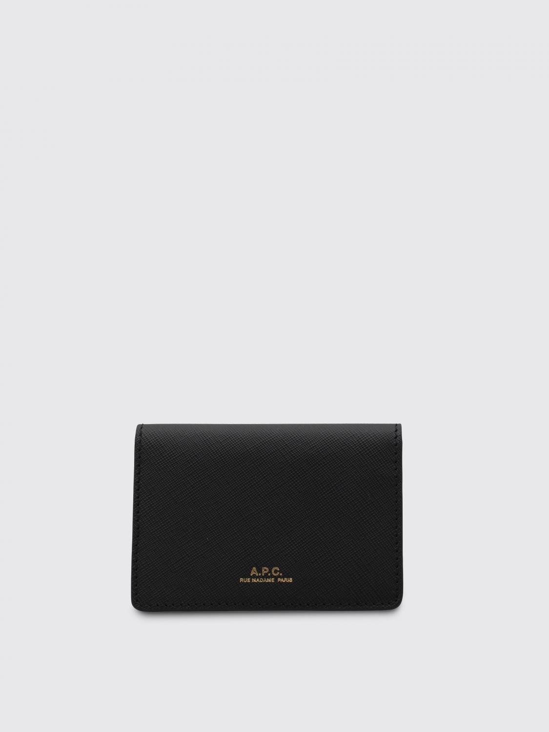 Apc Wallet A.p.c. Woman Color Black