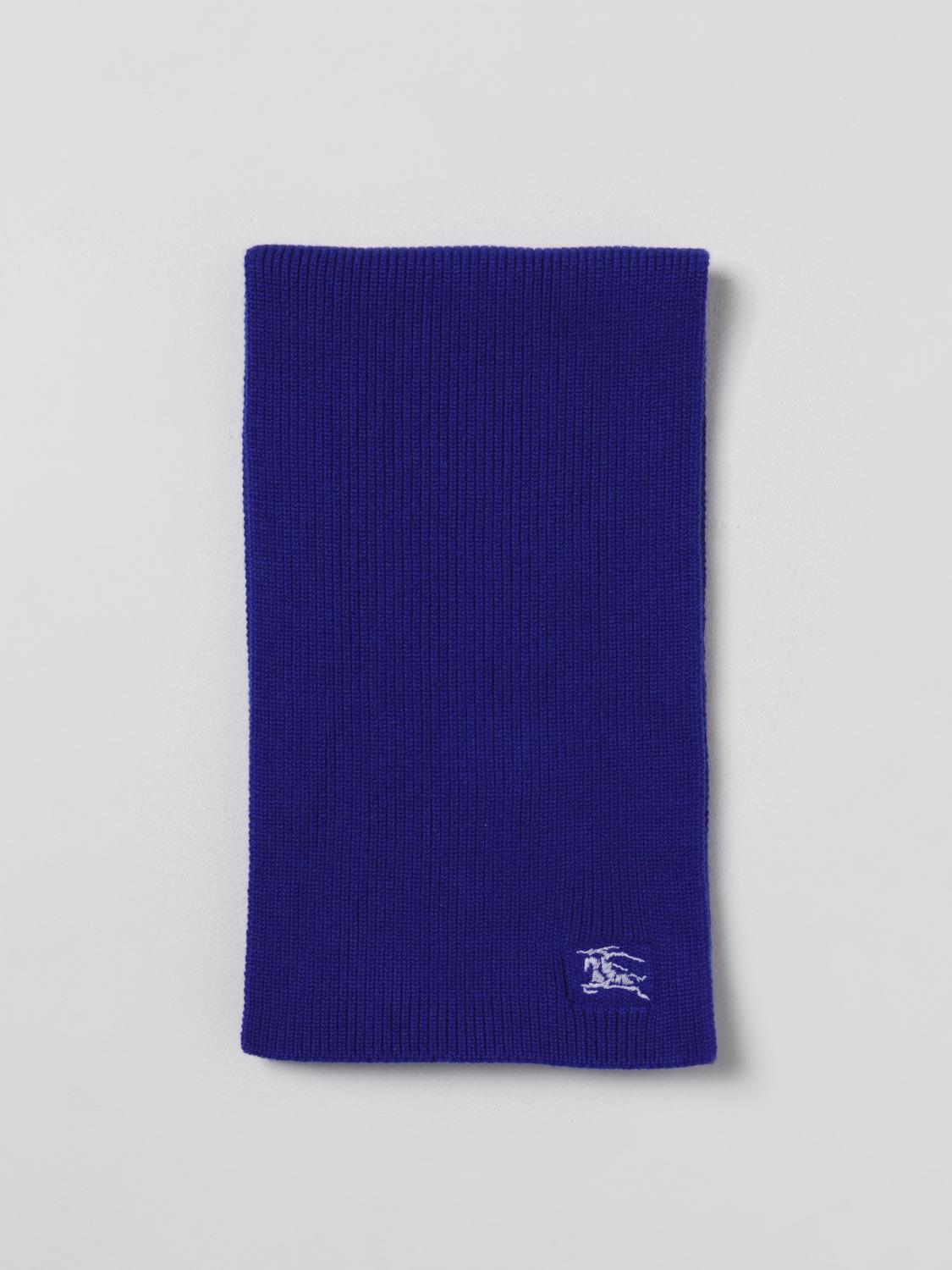 Scarf BURBERRY Woman colour Royal Blue