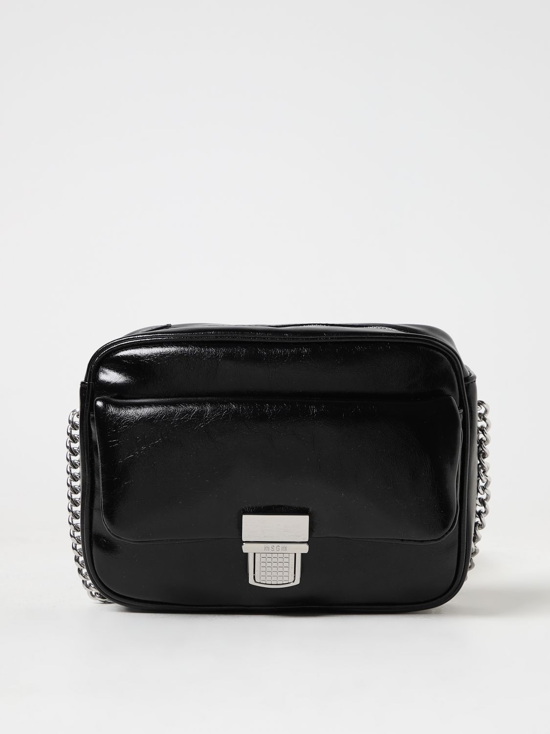 Msgm Bag In Synthetic Leather In Black