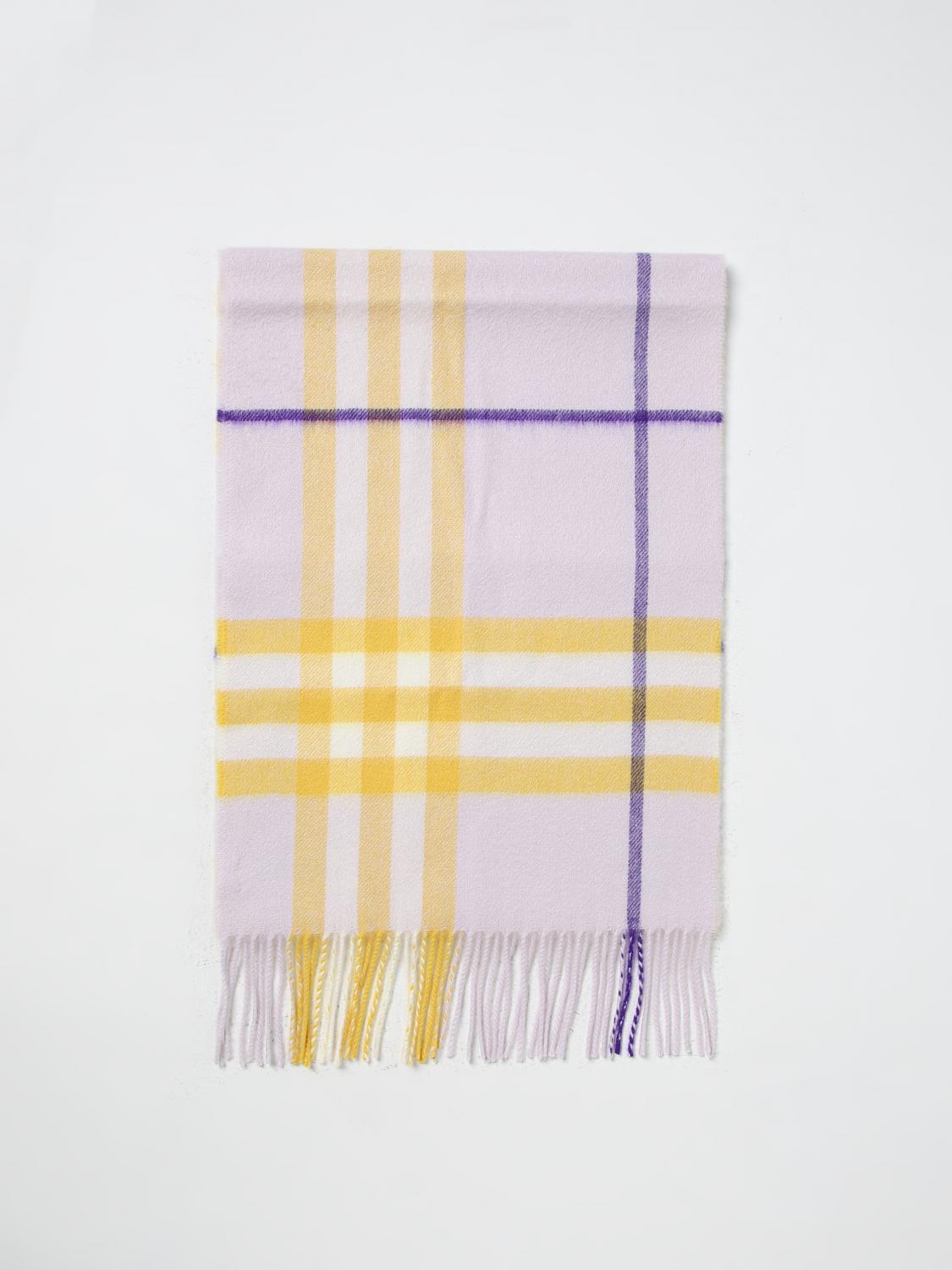 Scarf BURBERRY Men colour Yellow