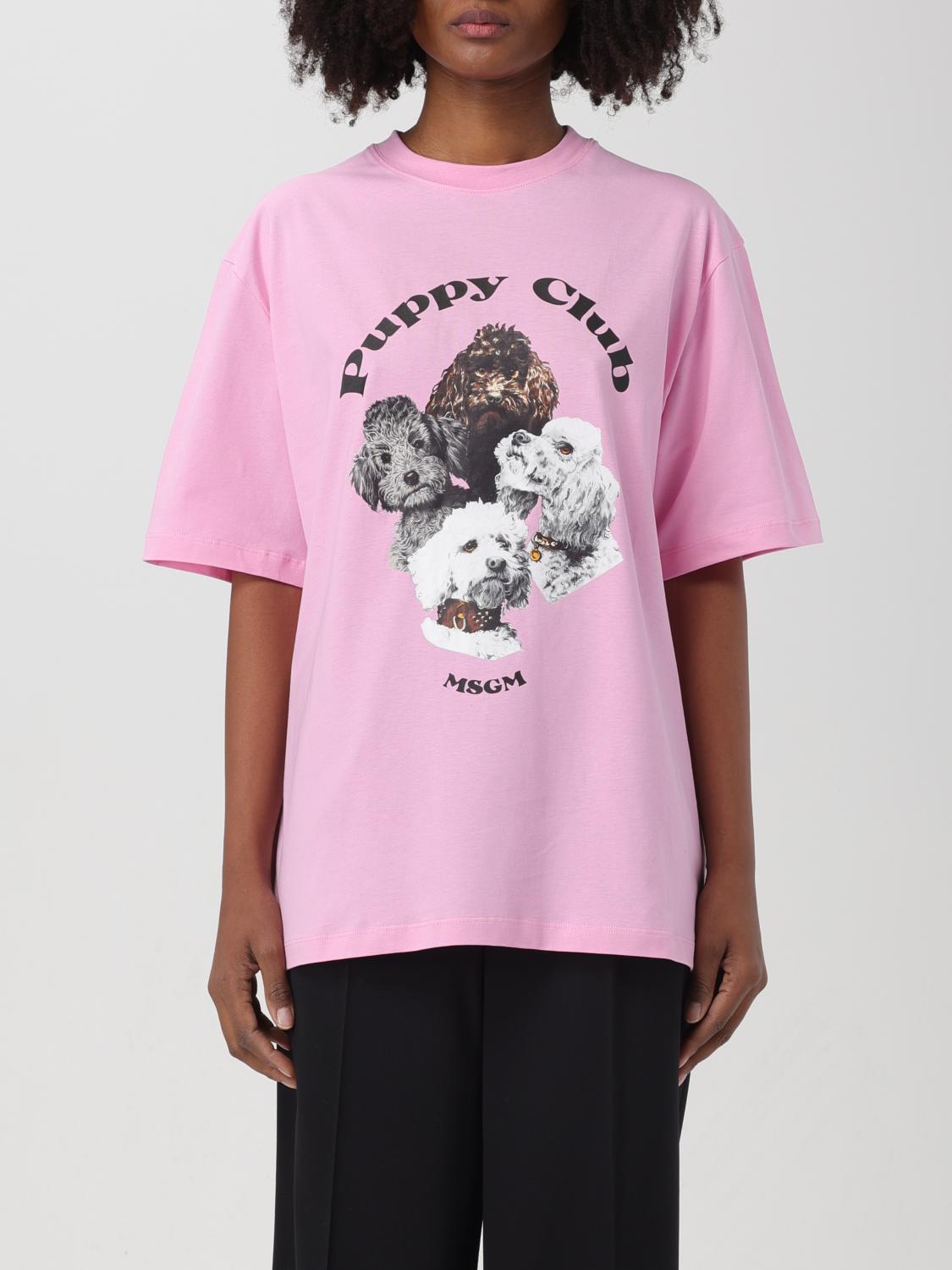 MSGM t-shirt with graphic print　MSGM グラフィック プリント T シャツ MSGM