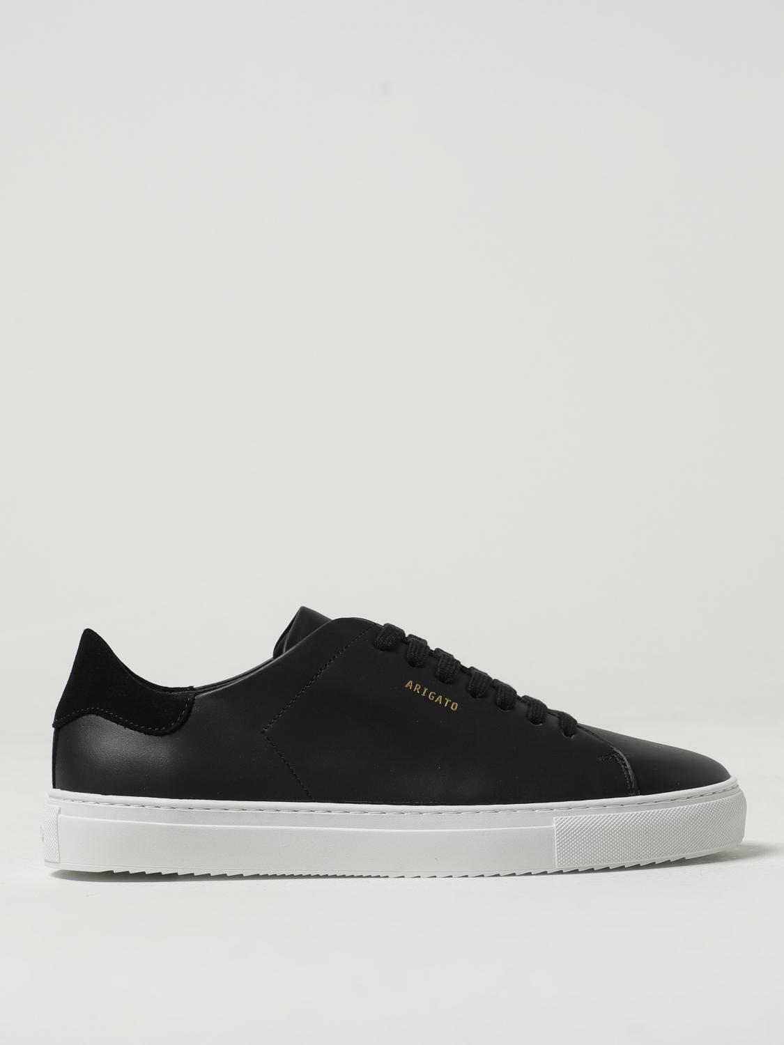 Axel Arigato '90 Clean' Black Low Top Sneakers With Logo Lettering On The Side In Black