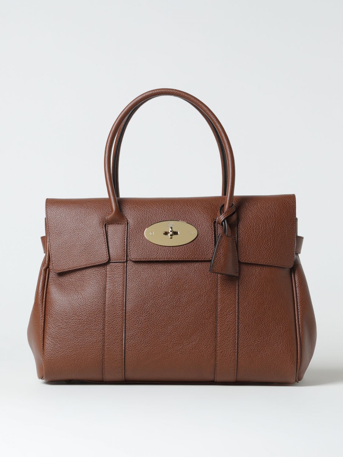 Borsa Bayswater Mulberry in pelle con charm