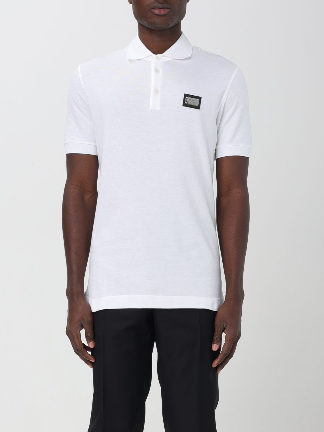 Dolce & Gabbana Polo Shirt  Men Color White