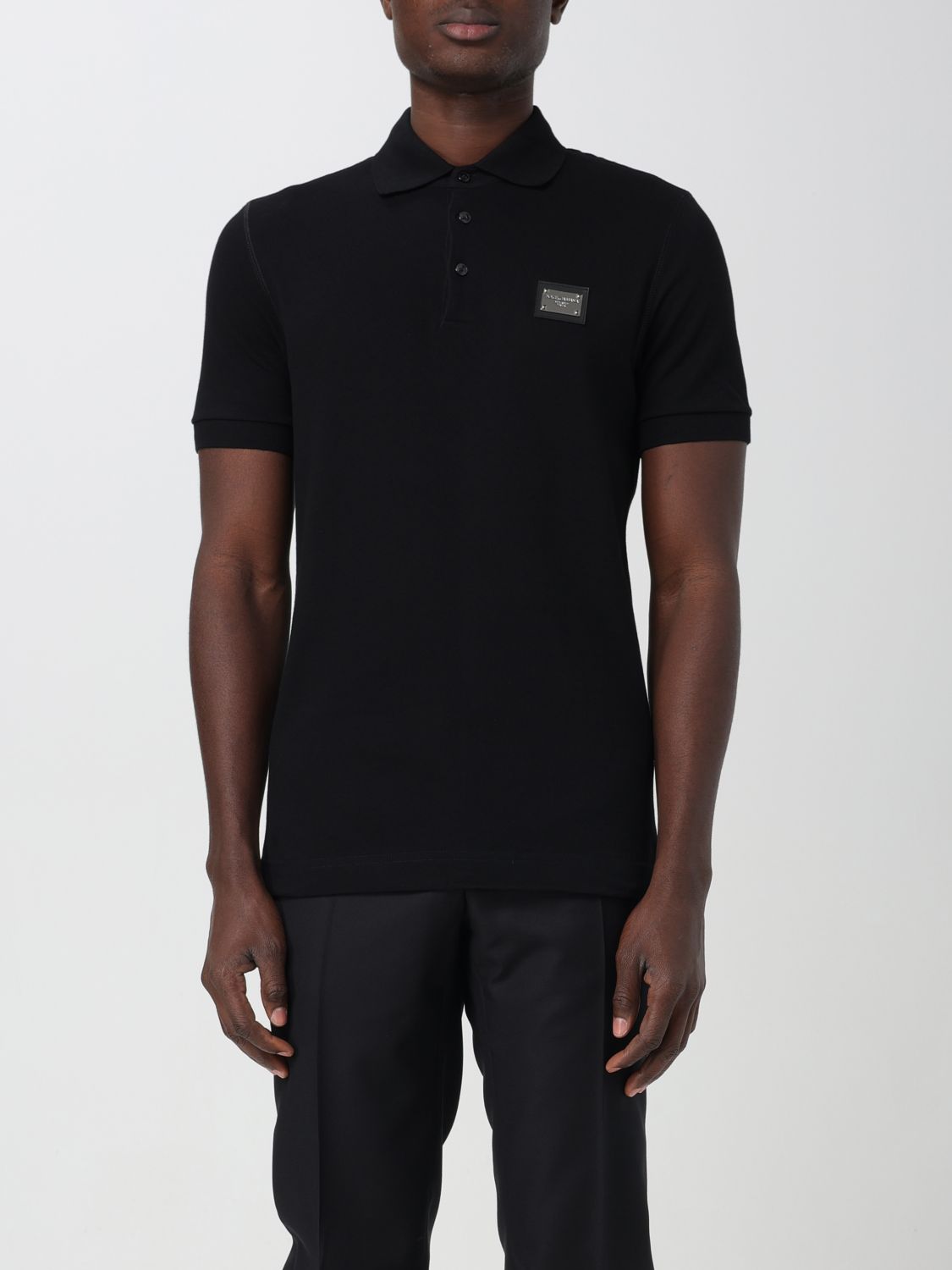 Dolce & Gabbana Polo Shirt  Men Color Black