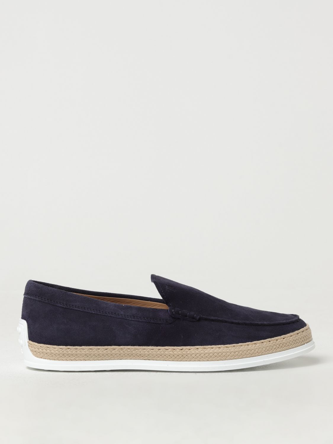 Tod's Moccasins In Suede In Blue