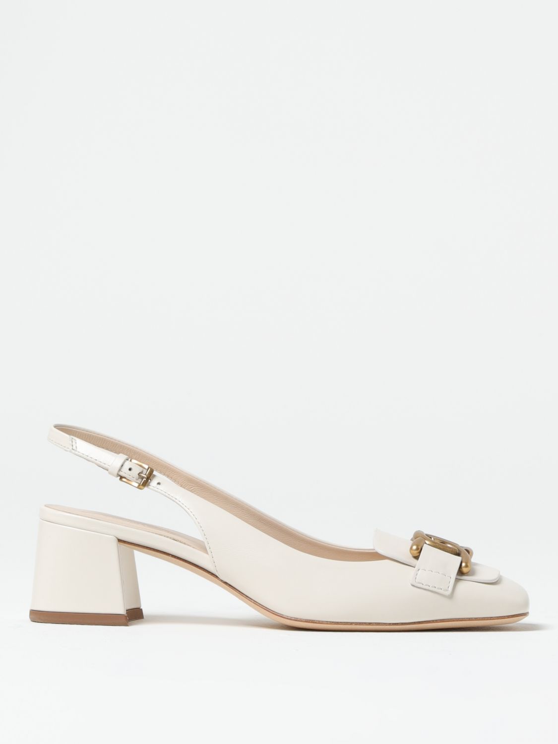 Tod's High Heel Shoes  Woman Color Cream