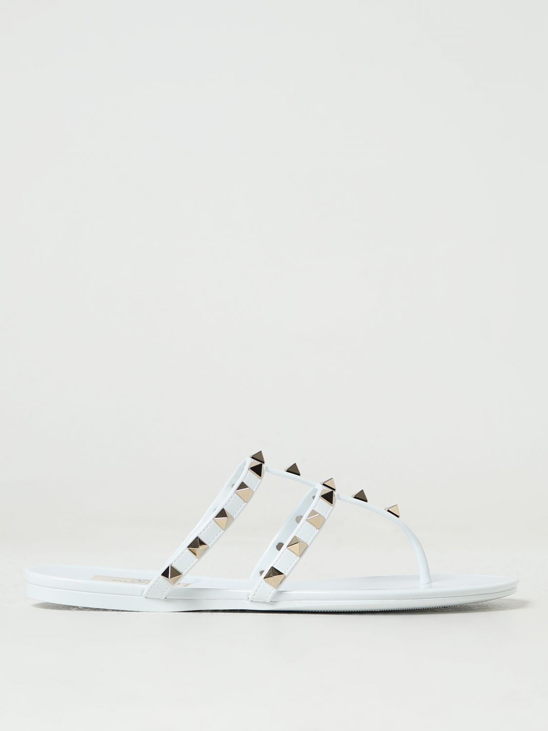 Valentino Garavani Flat Sandals  Woman Color White